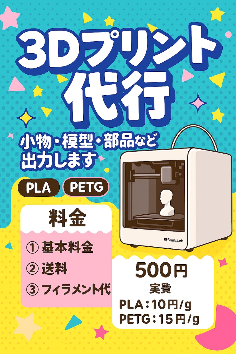 貴方のアイデアを形にします Bambu Lab A1 Mini 【3Dプリンター代行】 イメージ1