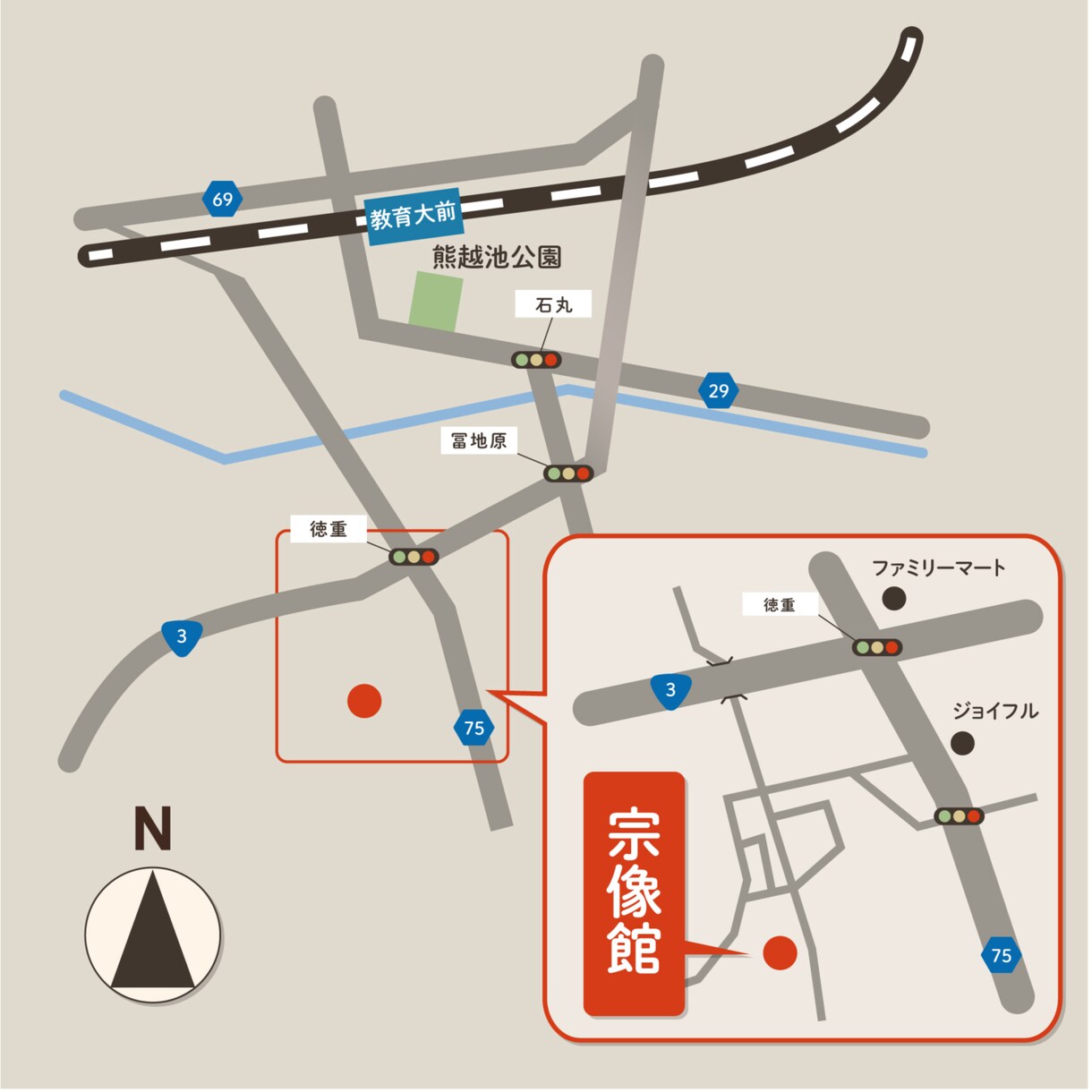 簡単・爆速！所在地MAP作成いたします 住所とスクショからシンプルで分かりやすい地図を作成！ イメージ5