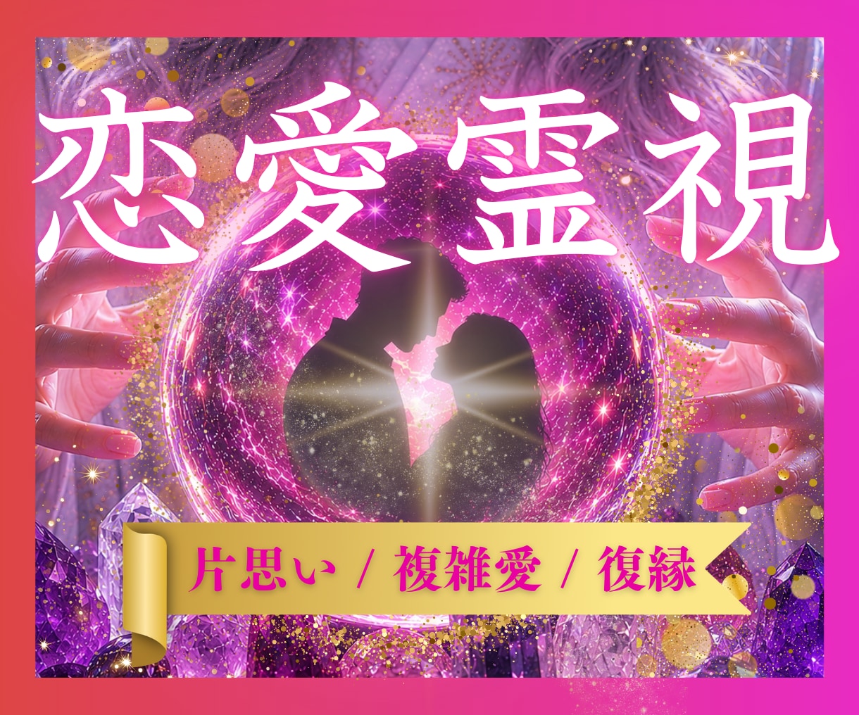 恋愛鑑定✦恋愛や結婚・人間関係を良縁成就へ導きます 恋愛・結婚・片想い・出会いの本質と未来を伝える特別な霊視鑑定 イメージ1
