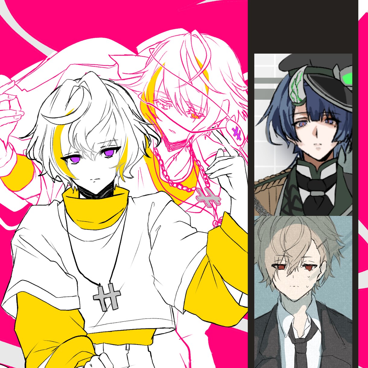 一律8,000円！少し陰のあるイラストお届けします アイコンイラストから一枚絵まで幅広く対応可能です！ イメージ2