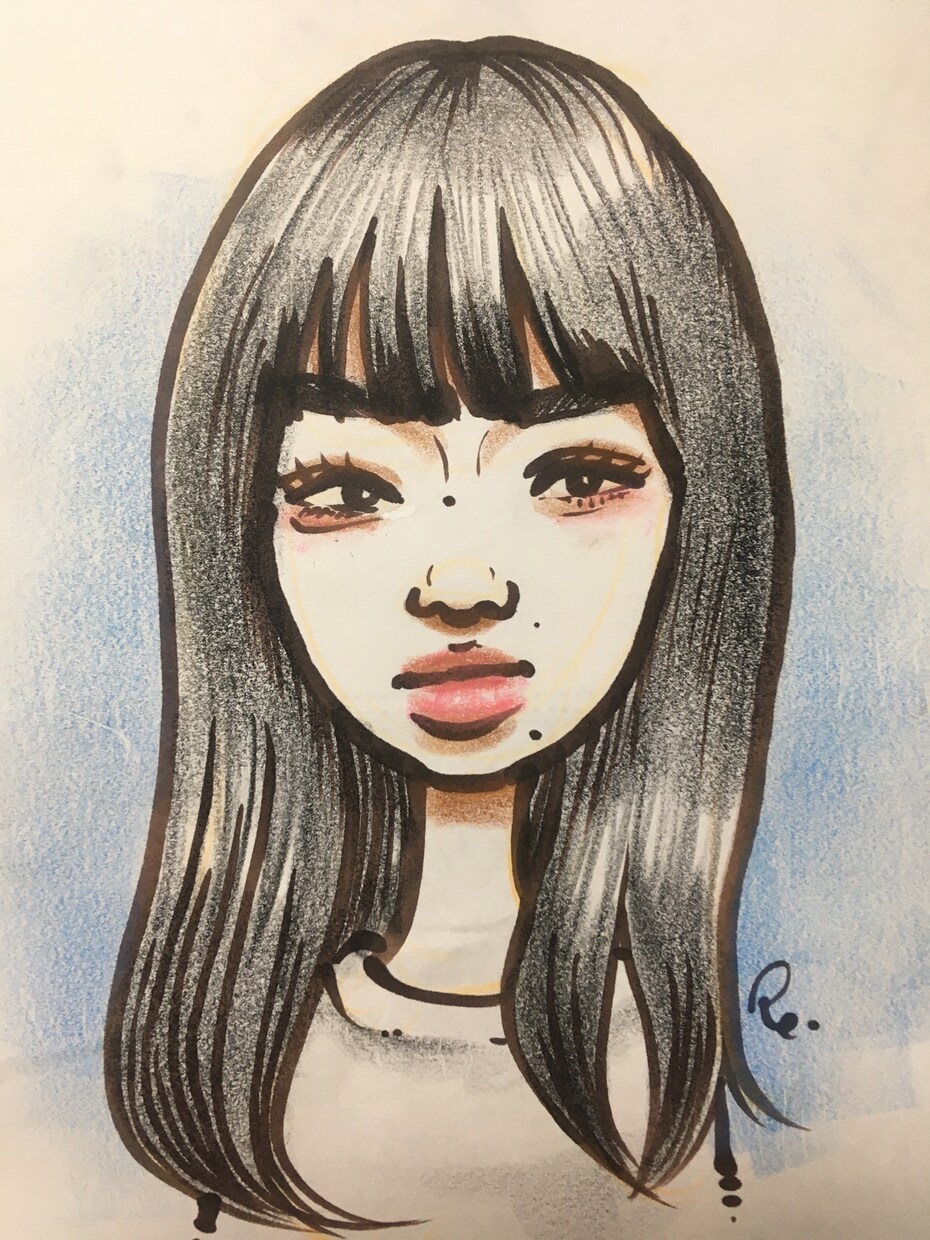 プロの似顔絵師小学館スピリッツ賞受賞者が描きます 結婚式や誕生日プレゼントに！破格！※お顔、肩まわりのみ。 イメージ2
