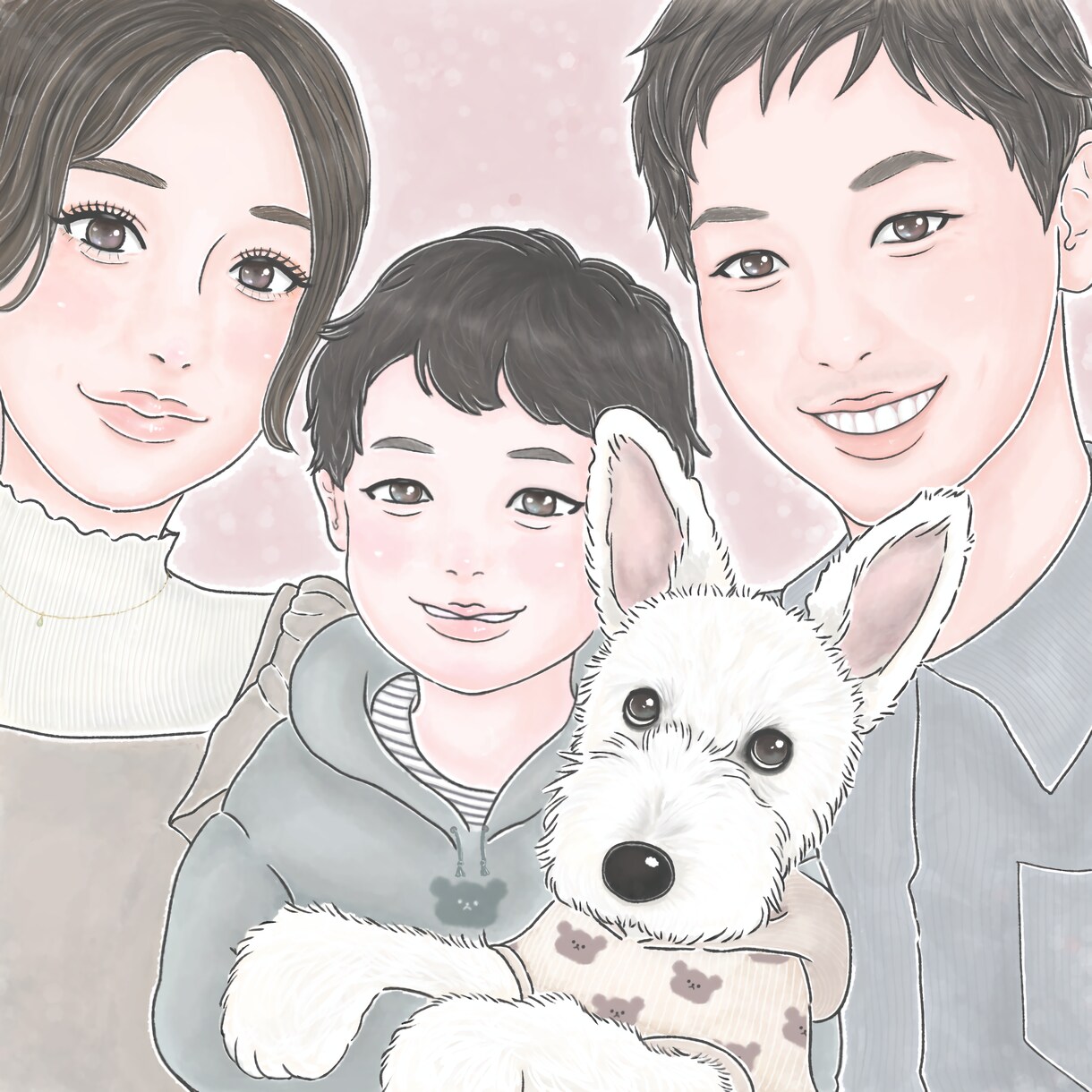 値下げ中！！Kawaii♡うちの子イラスト描きます 手描き風で少しゆるめのタッチです！ イメージ10