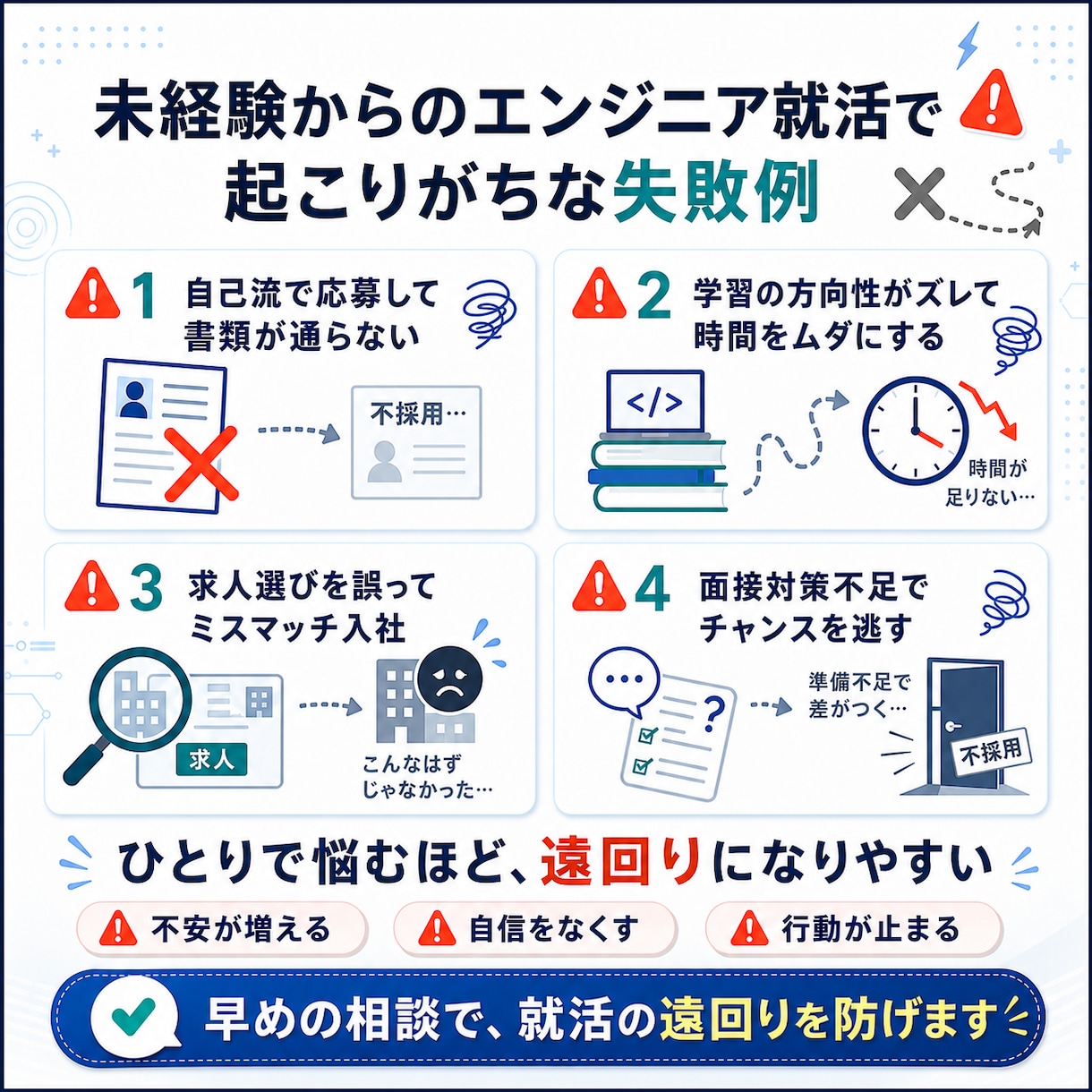 未経験エンジニアの新卒・中途就活支援します 元スクール運営者が教える！未経験エンジニア就活完全攻略 イメージ3