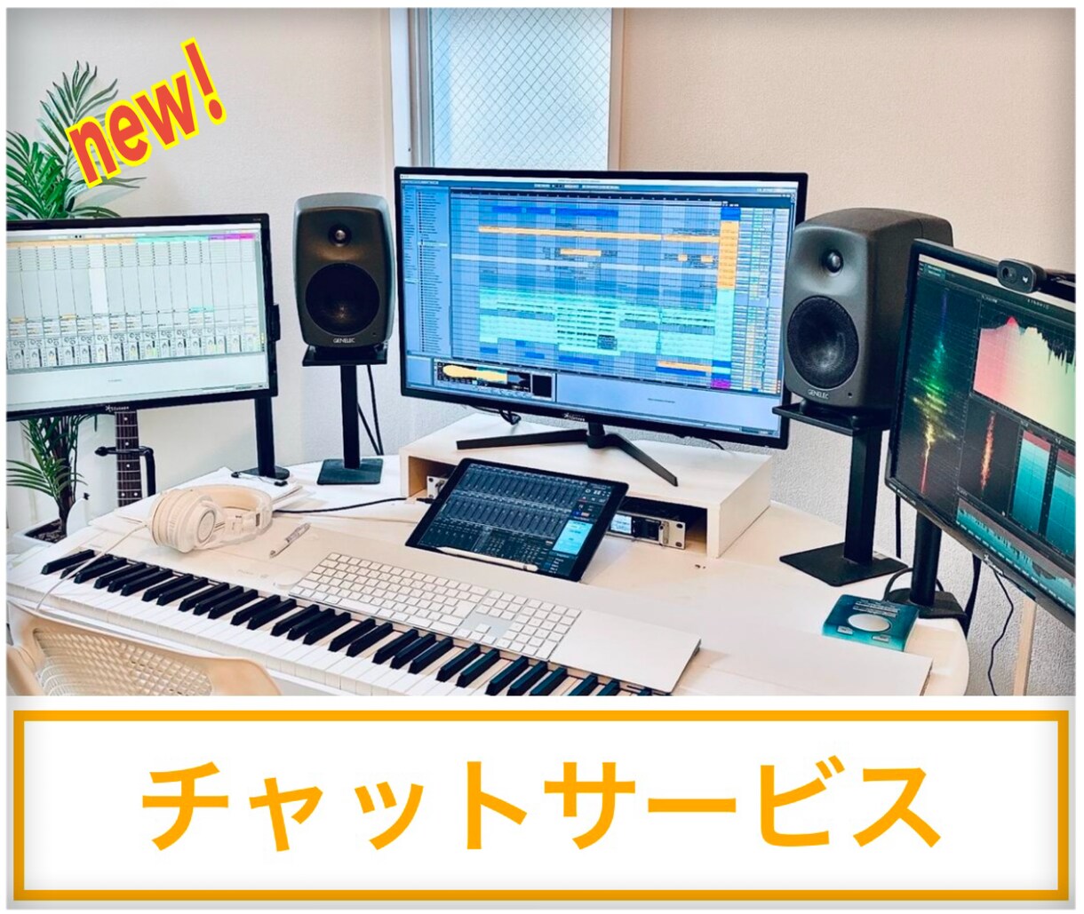 New！チャットでDTMや作曲の質問ができます 1ヶ月間質問し放題！あなたの活動を支える頼れる相棒に！ イメージ1
