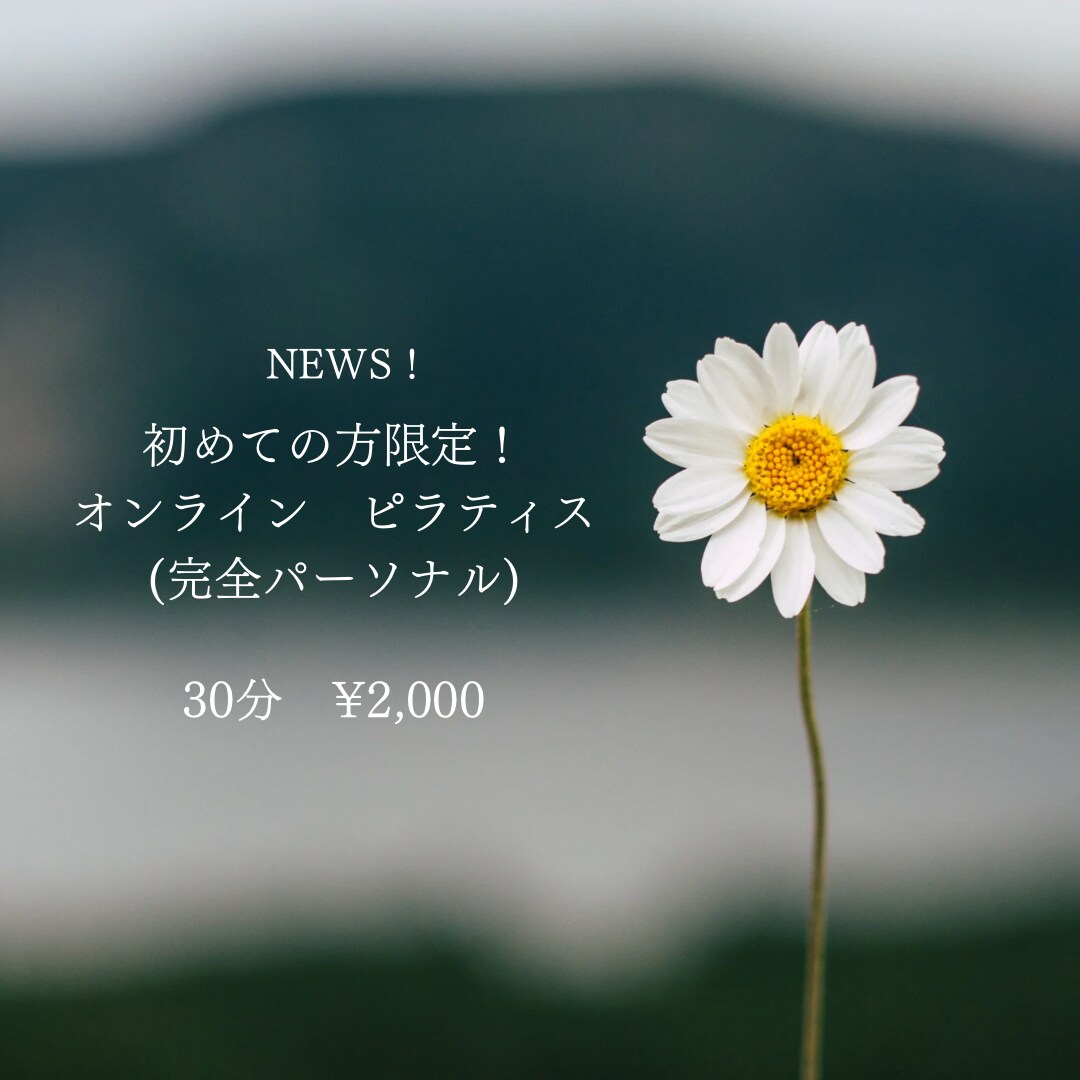 女性限定！初心者むけピラティスをします どんな方でもまずはこちらから購入可です！ イメージ1