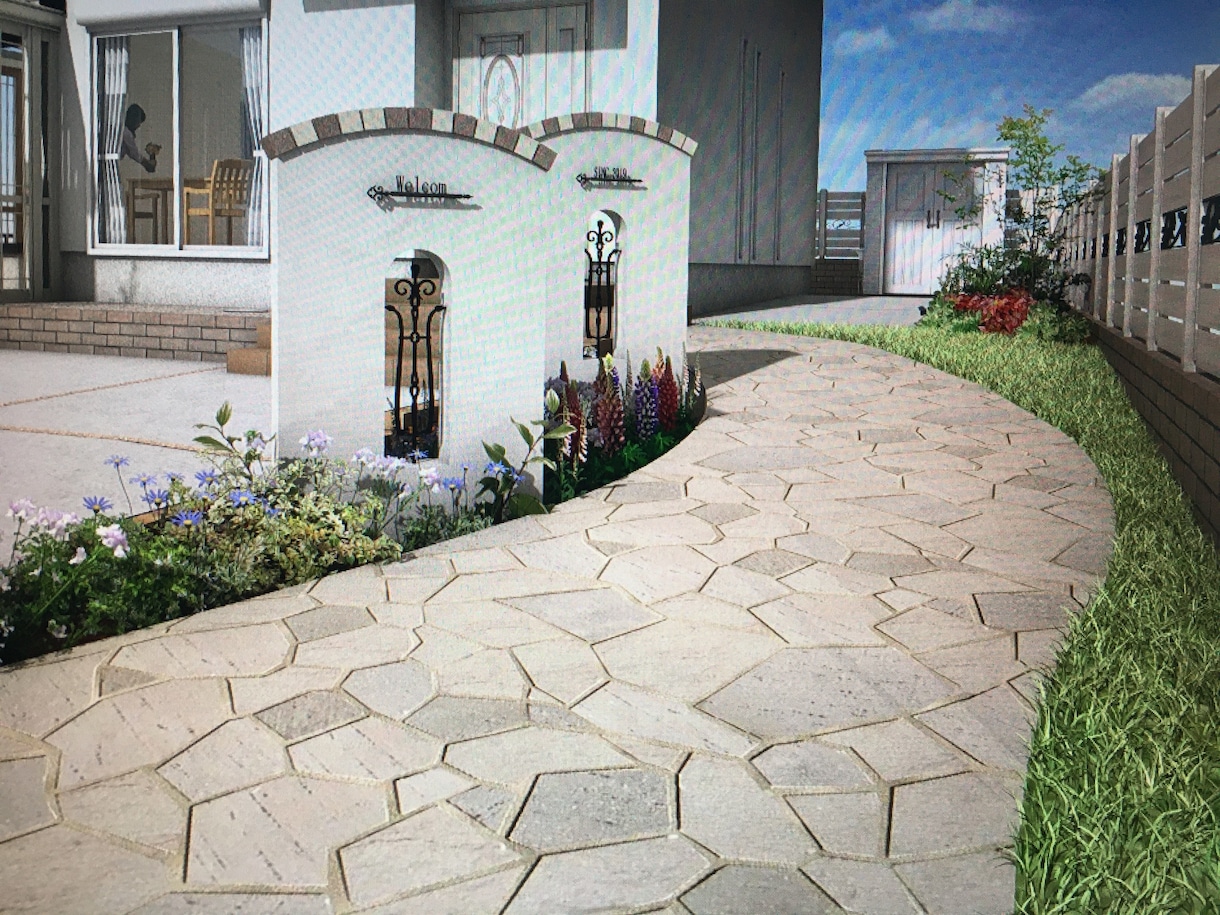 家周り、お庭をデザインし3Dパースを作成します ご購入前にまずはご相談ください。ご相談のみもお請けします。 イメージ1