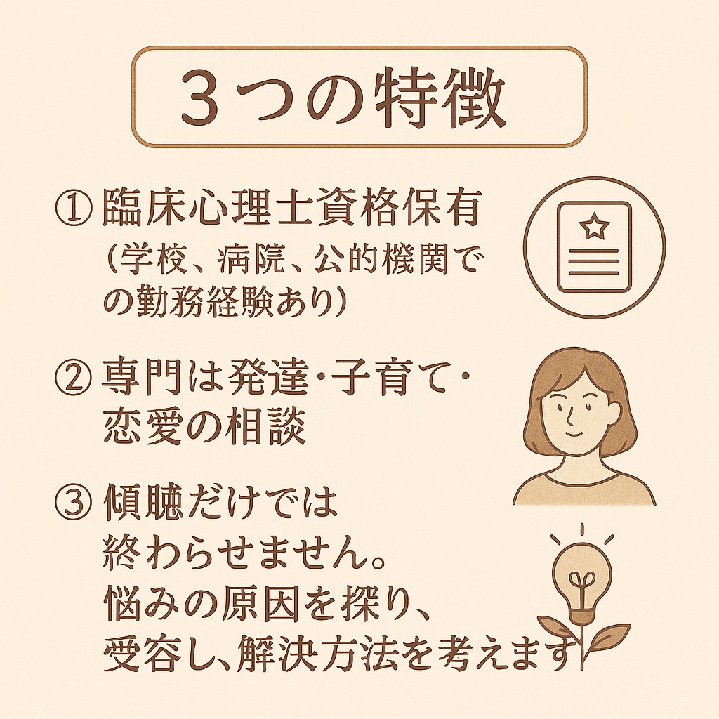 恋愛相談のプロがあなたのお悩みを受け止めます あなたの頭と心を整理します｜最適なアドバイスをします｜ イメージ3