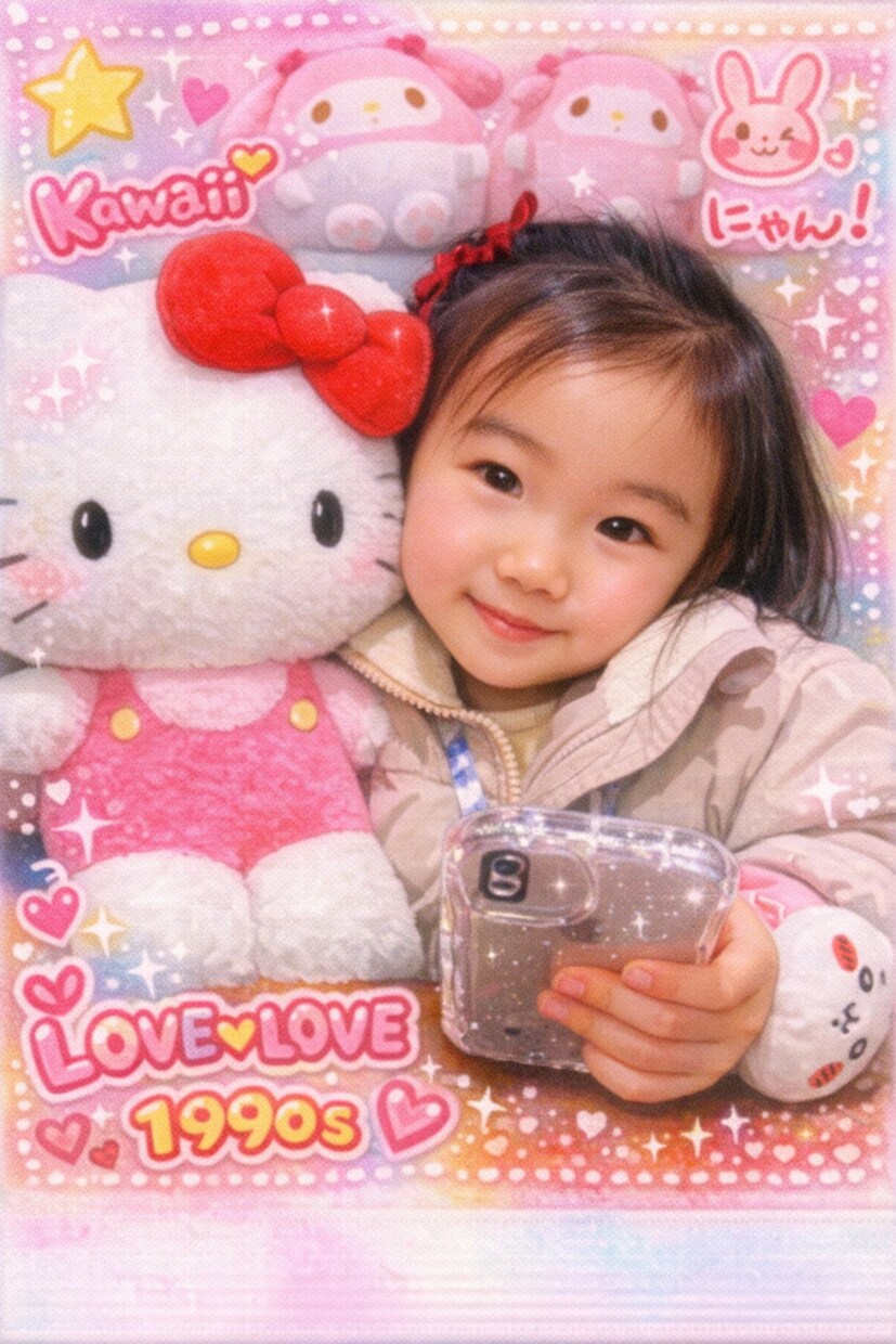 プリクラ風加工！写真をかわいく盛ります スマホ写真1枚から、プリクラ風にかわいく加工します♡ イメージ2