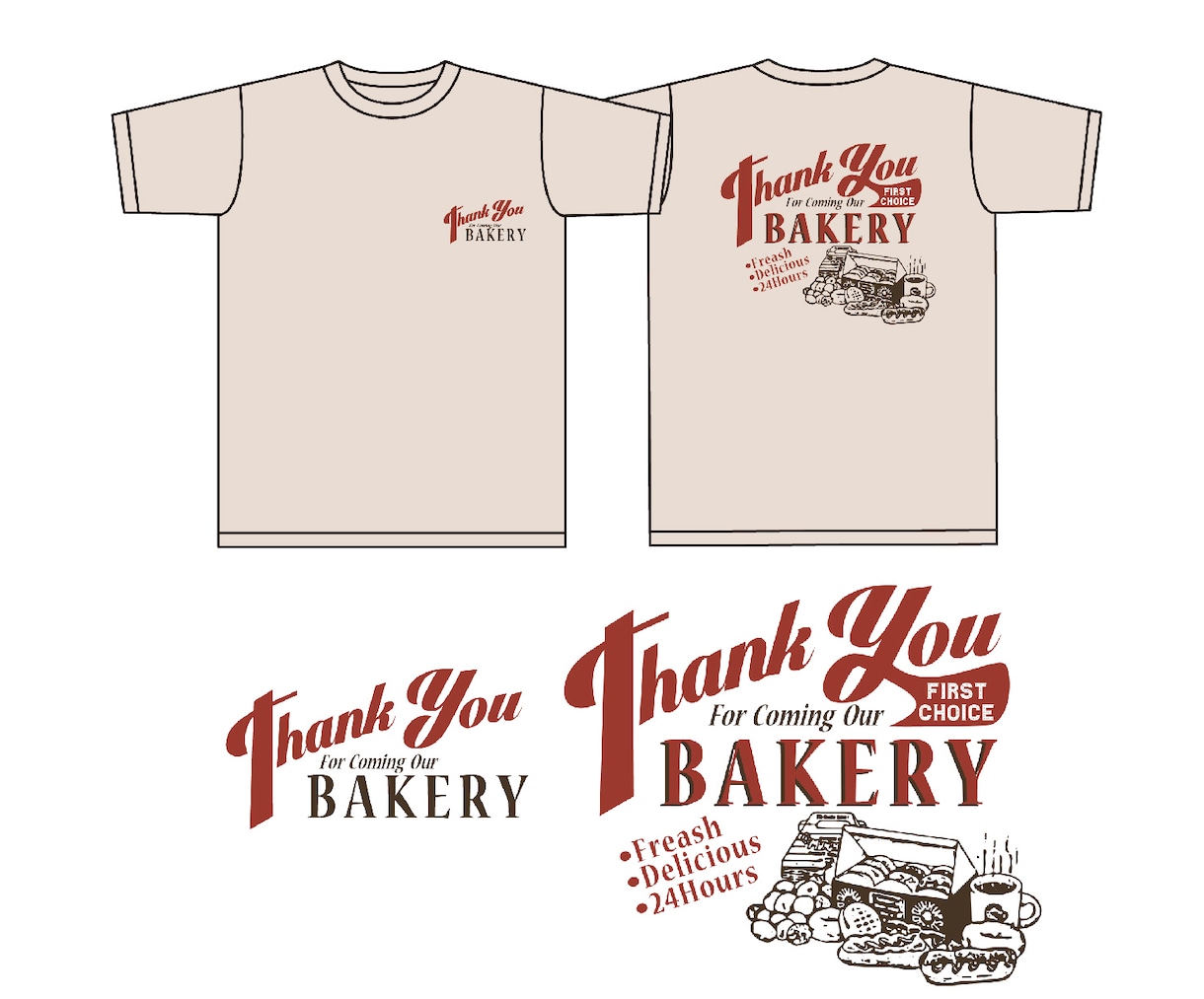グラフィックデザインを提供します Tシャツ・その他のグッズをデザインします。 イメージ5
