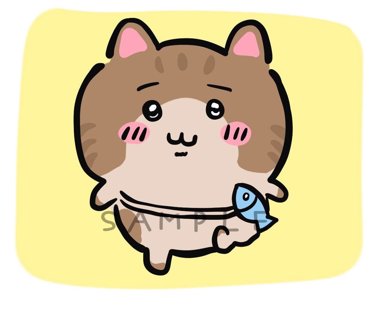 ゆるかわ！！ちいさくてかわいく制作します ペットの絵や似顔絵代わりにも！ちいさくかわいいイラストに イメージ4