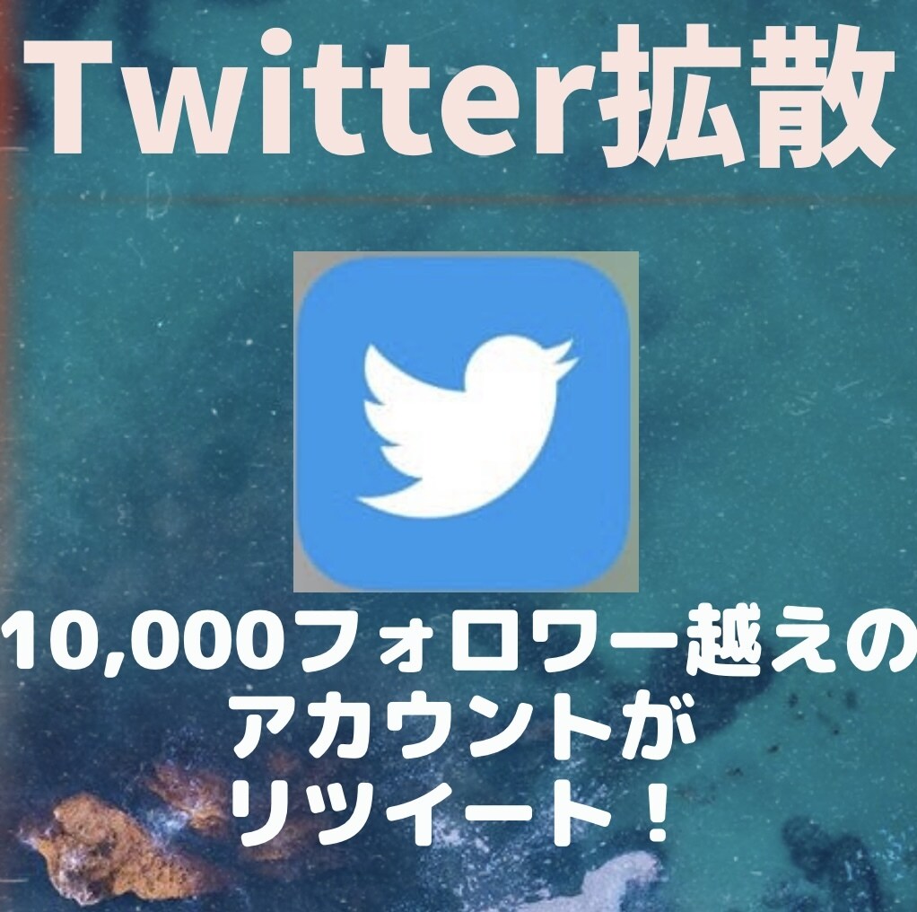 フォロワー１万人越えのアカウントが宣伝します Twitterフォロワー１万人越え▶︎Twitter拡散 イメージ1
