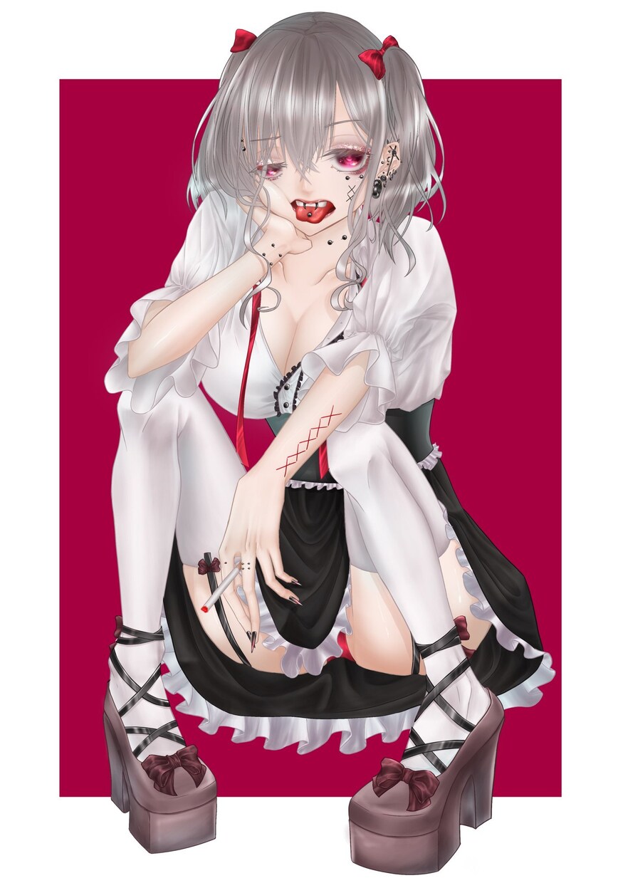 アイコン、イラスト、立ち絵等描きます 女の子や、中性的、クールっぽい子を得意としております イメージ4
