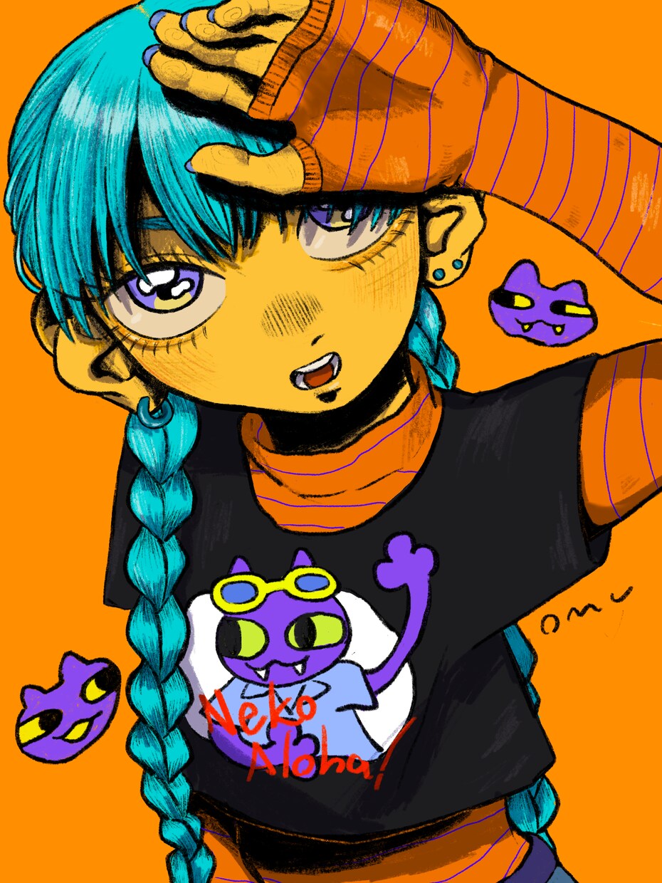 個性的でカラフルなイラストを描きます 個性的で可愛いイラストをご提示します！ イメージ1