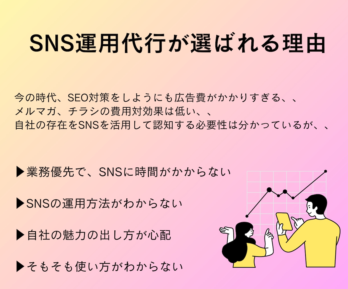 SNS成功へのショートカットさせます あなたの夢、私たちがサポート。 イメージ3