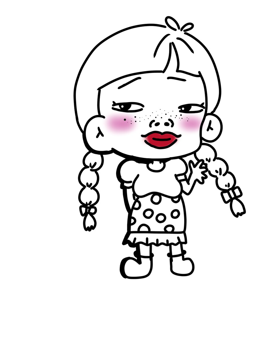 イラストかきます ちょっと誇張しすぎるかもしれません イメージ1