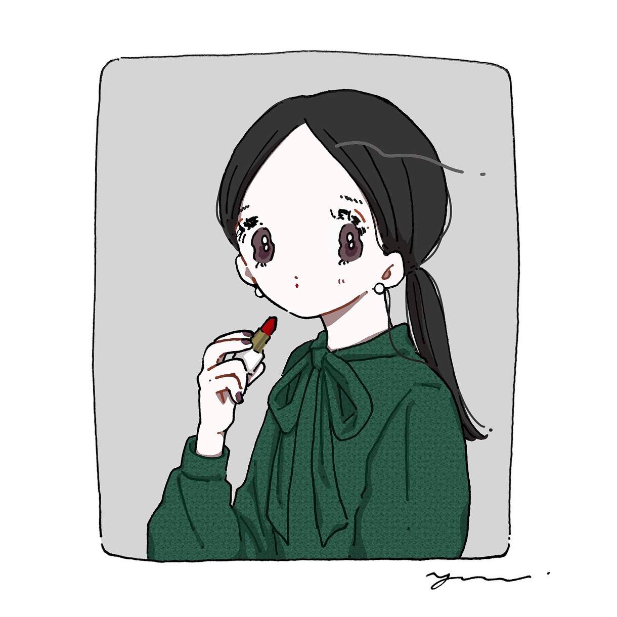 今風のオシャレで可愛い似顔絵を描きます お気に入りのコーデ、髪型、可愛く絵に残しませんか？ イメージ5