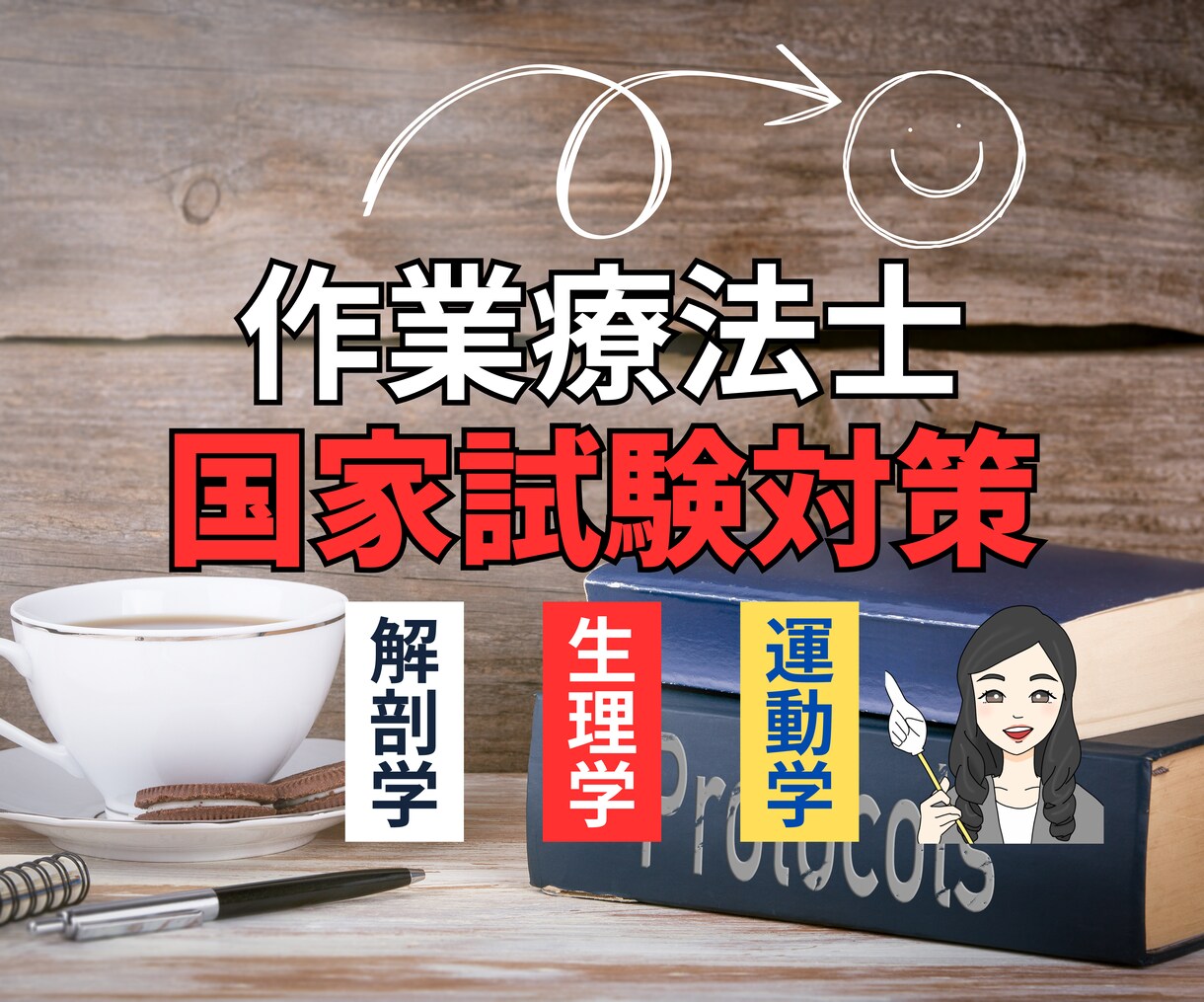 基礎が分かる作業療法士国試対策資料を提供します 骨・関節・靱帯・筋に関するOT国試対策の動画と課題ノート イメージ1
