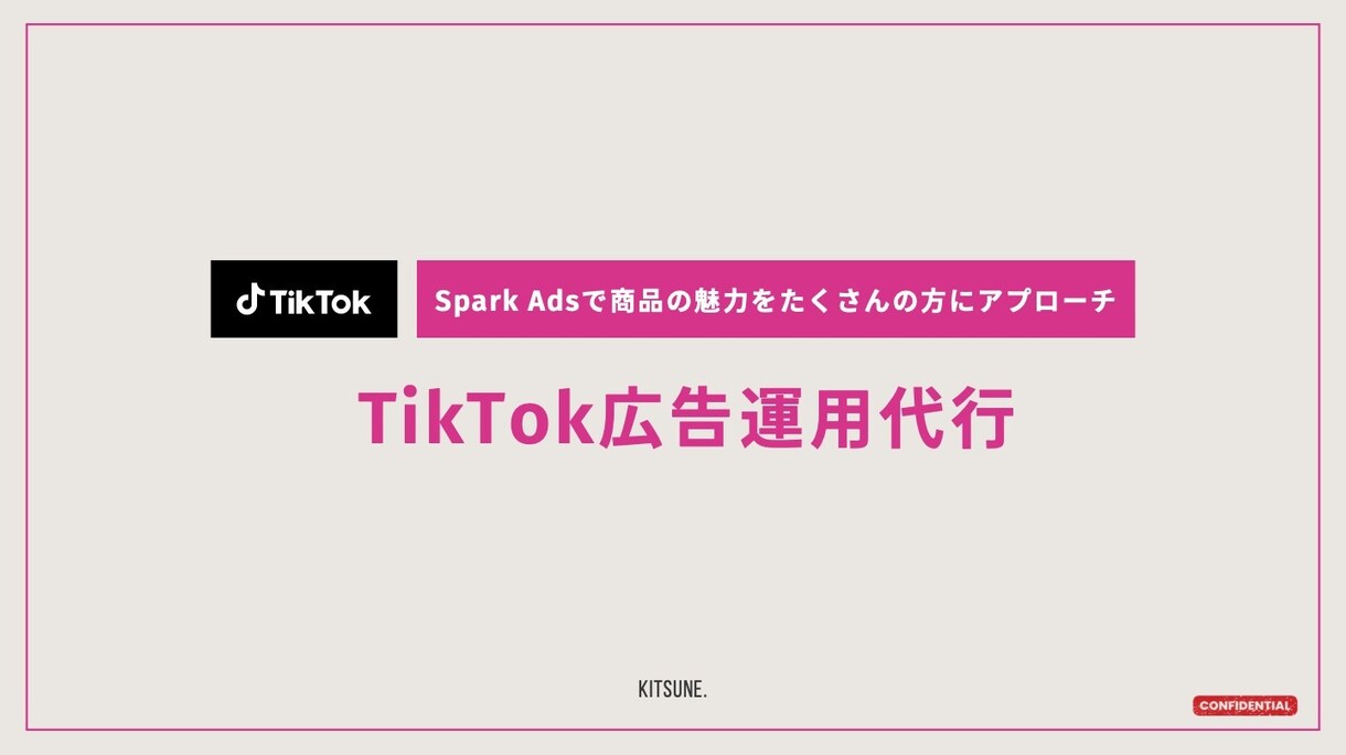 現役PRがTikTok広告運用で商品PRします 【美容特化】TikTok Spark Ads 運用サポート イメージ1