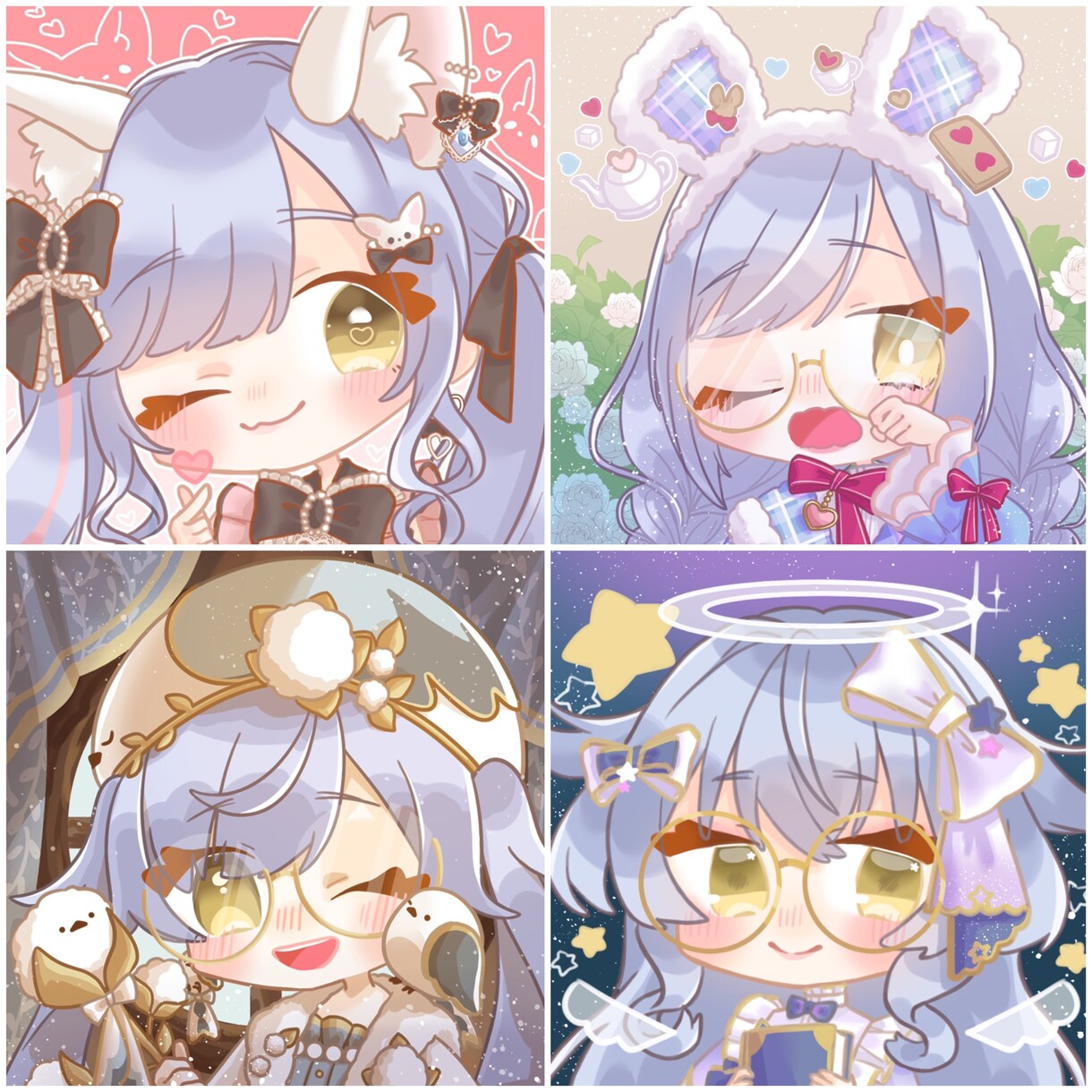 アイコンイラスト描きます かわいいデフォルメキャラ描きます！頭身絵も可です！ イメージ2