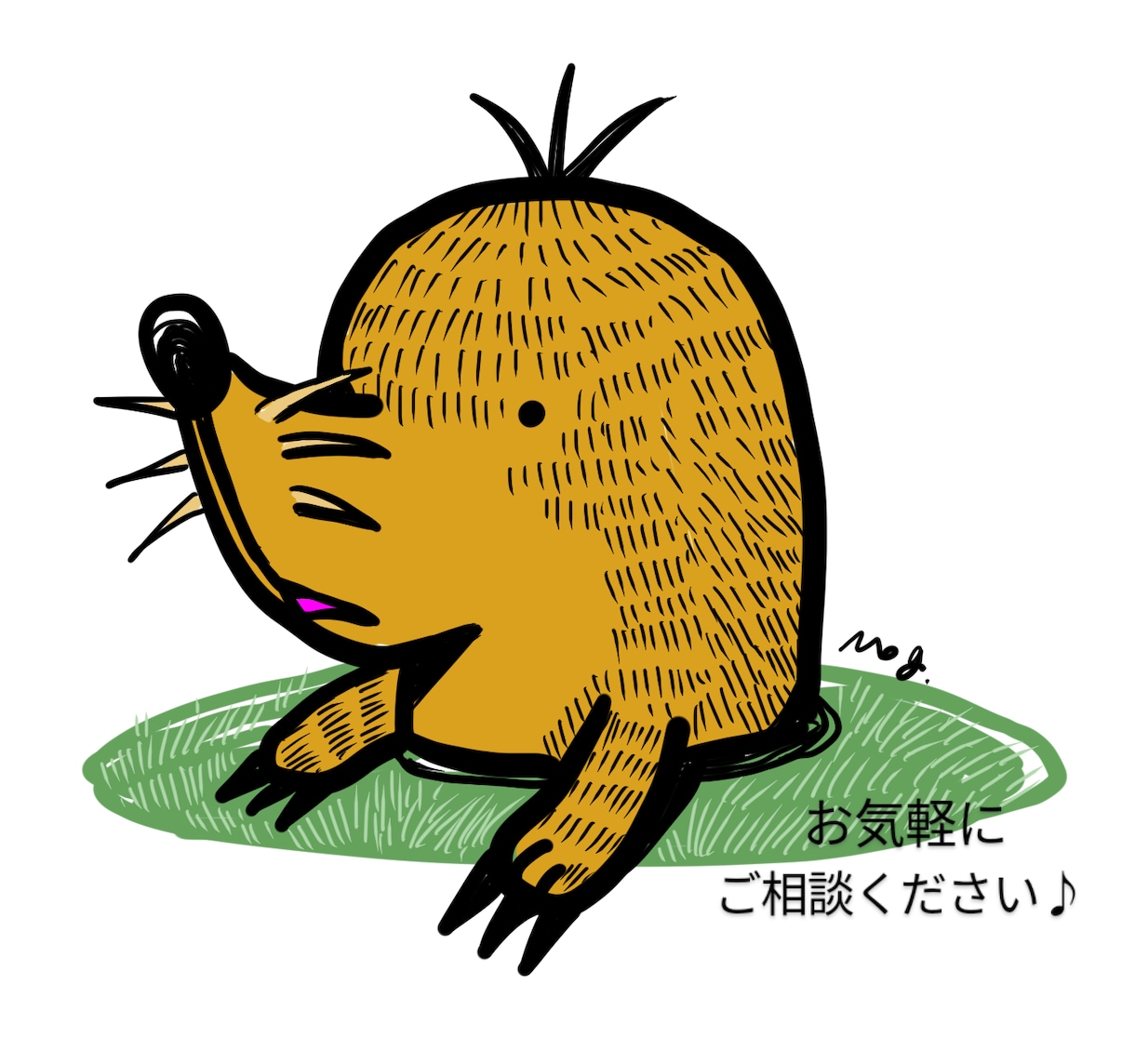かわいい動物イラスト作成致します SNSやブログ等のアイコンに♪ イメージ10