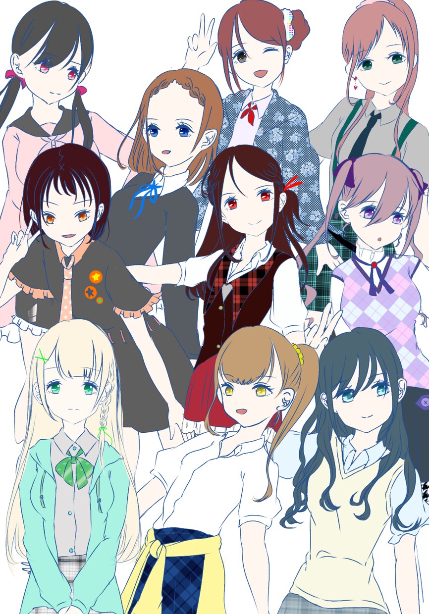 衣装デザイン画描きます オリジナルの衣装のデザインを考えます！ イメージ1