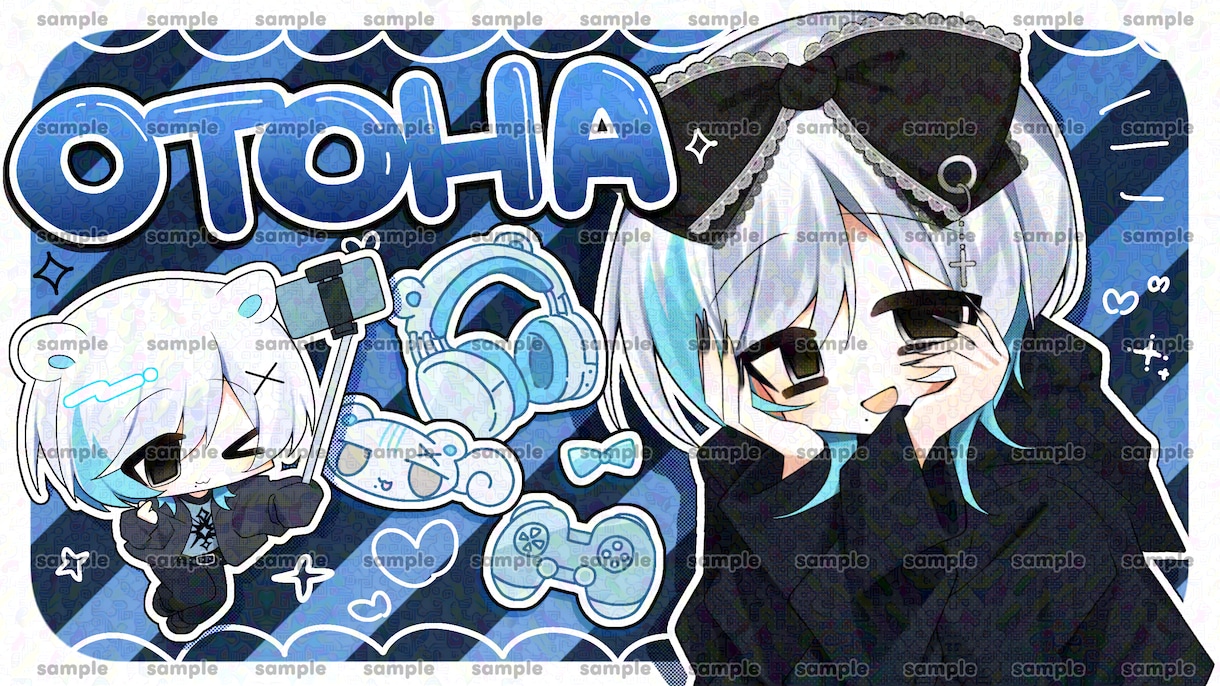 萌えかわいいイラストお描きします アイコン・サムネイル・詰め込み等 明るい萌え絵を制作します！ イメージ3