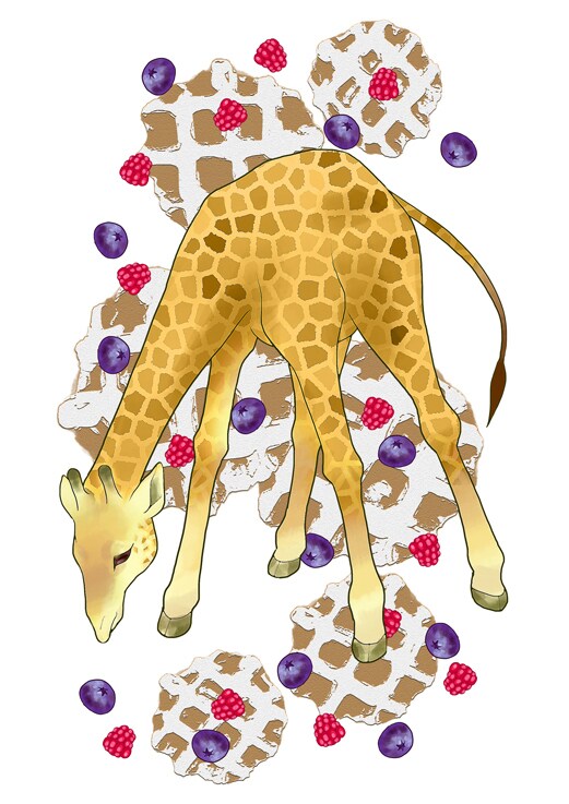 動物＆食べ物のイラスト描きます 食べちゃいたいくらい可愛いがモットー！ イメージ9