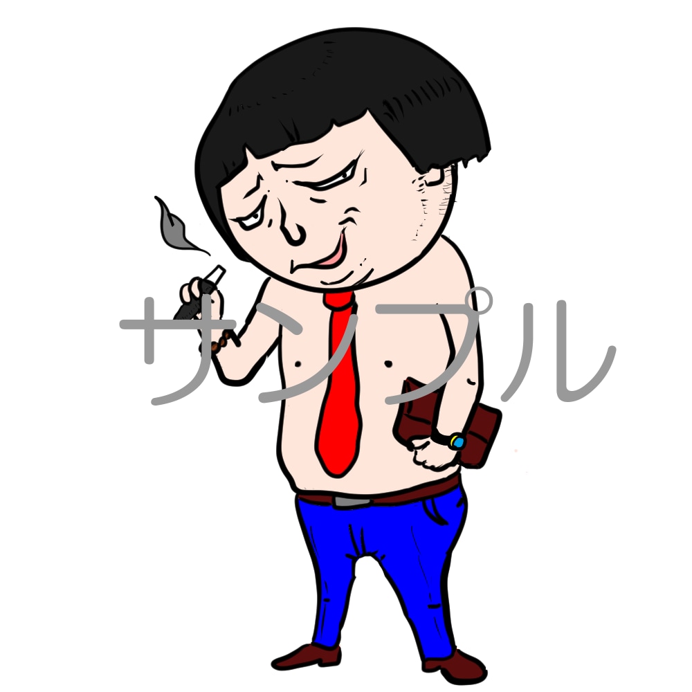 やさぐれたオリジナルキャラ描きます アイコンやアバター、自分だけのやさぐれキャラが欲しい方に！ イメージ4
