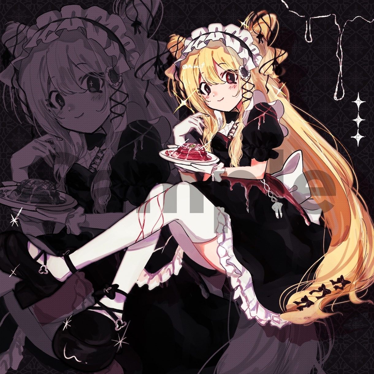 ポップでキュートな女の子のイラスト描きます ポップでキュートな女の子イラスト作成します！ イメージ2