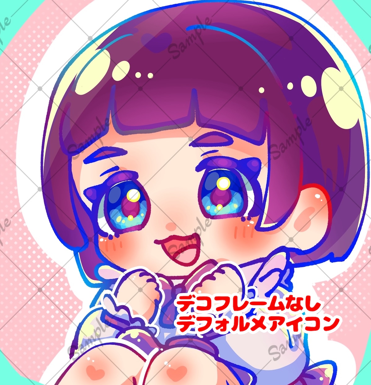 カラフルなアイコン制作いたします かわいくてポップな絵柄で描きます！ イメージ3