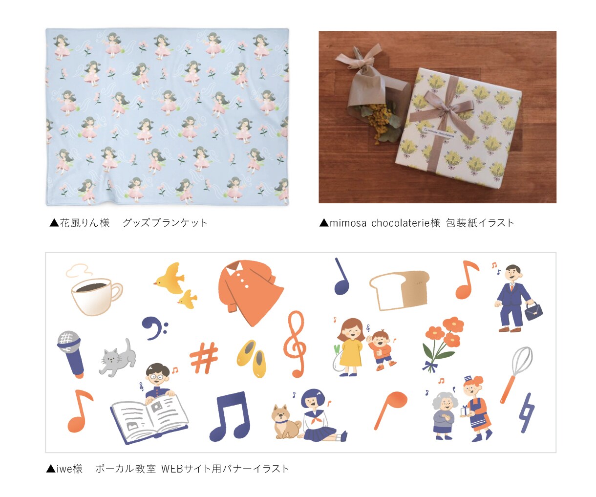 かわいいパターン柄風イラスト描きます 【商用利用可】ゆるくかわいいイラスト作成 イメージ6