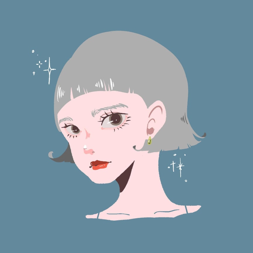 アイコン作成いたします おしゃれでかわいい線画風イラスト♩ イメージ1