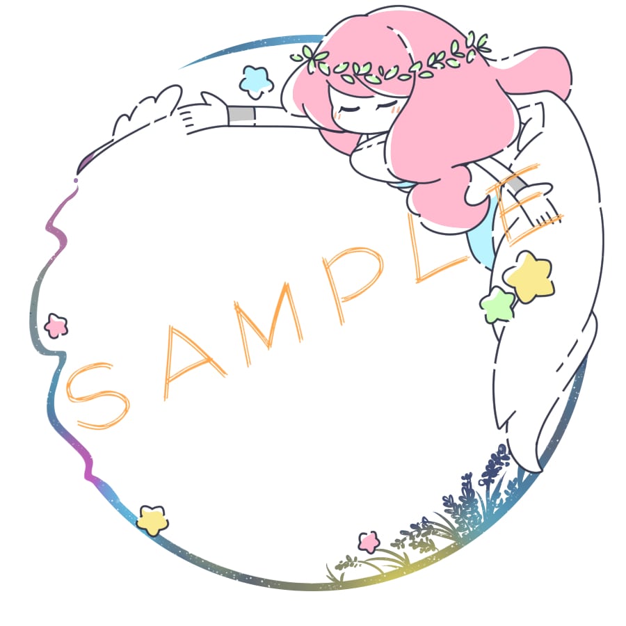 無個性から一気に華やか！アイコンリング作ります SNSアイコンや画像の飾りつけに！季節や気分に合わせられる イメージ4