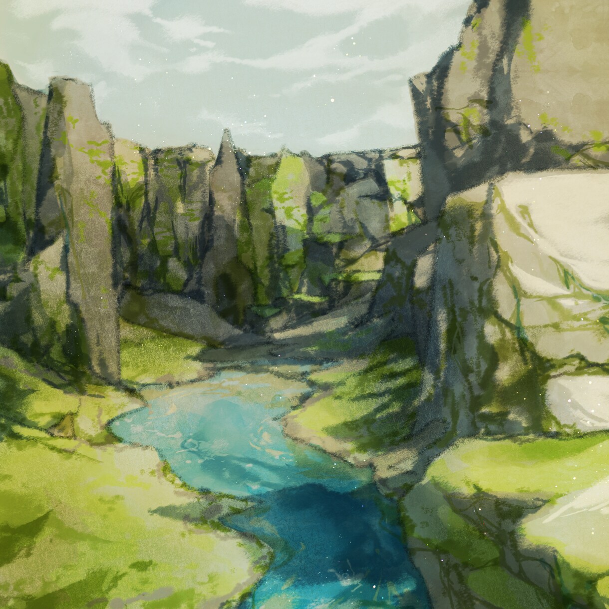 思い出をイラスト化！手描き風な描写で作成します 貴方だけの記録をお洒落にアイコンや挿絵、ポストカードへ。 イメージ7