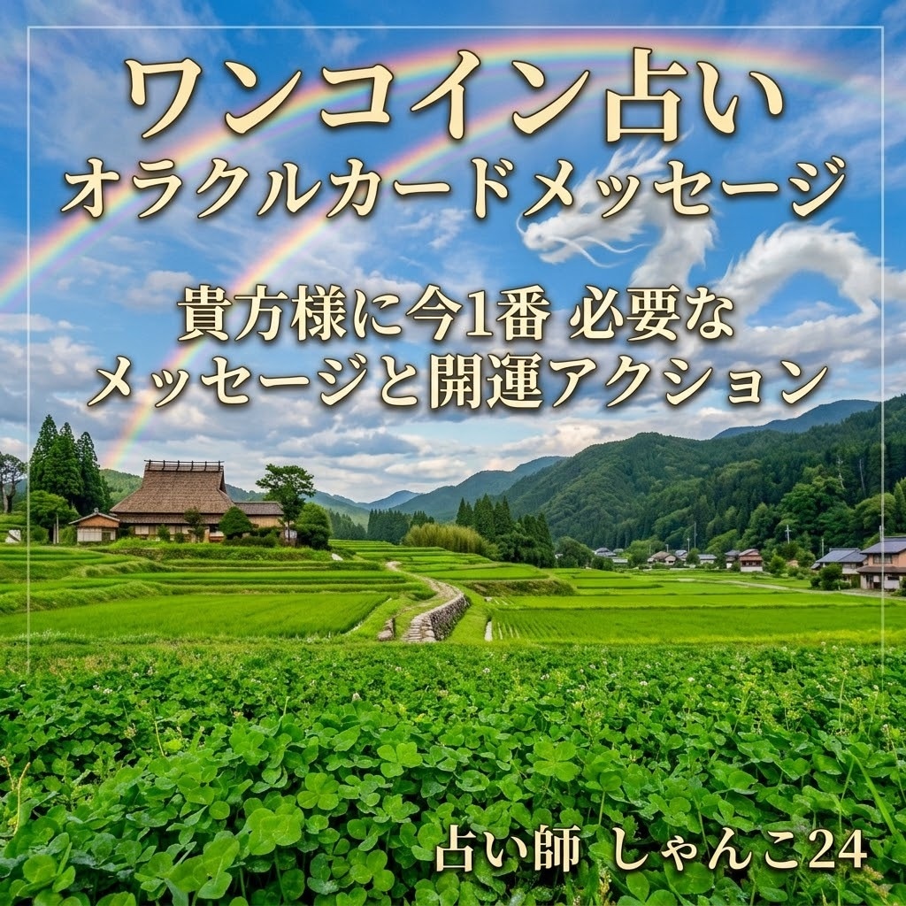 ワンコインで占います 今のあなたさまに必要な事をアドバイス致します。 イメージ1