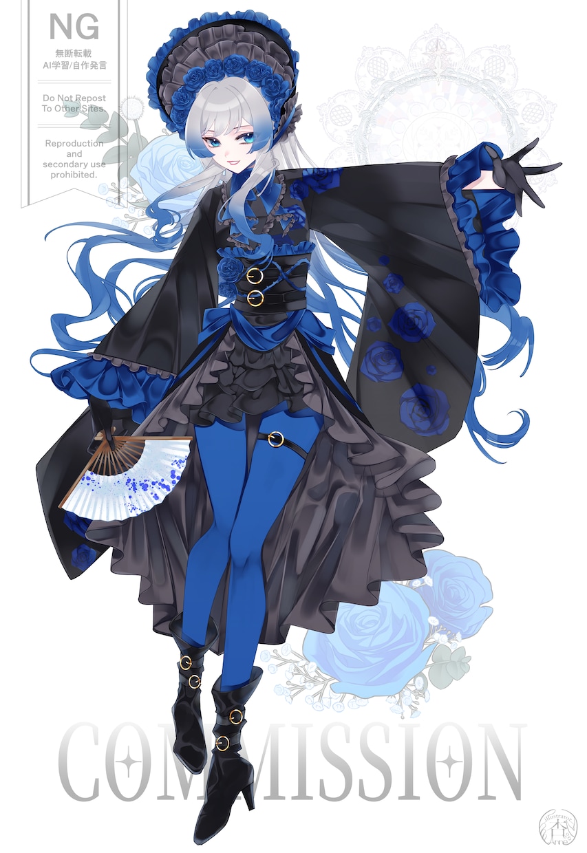 記念用一枚絵・立ち絵・三面図制作します 設定画から一枚絵まで幅広く対応可能です イメージ2