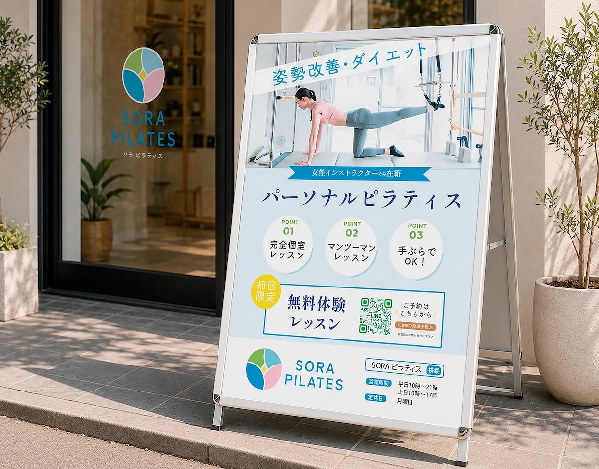 伝わる！看板・のぼりデザインいたします 道路看板、店舗看板、A型看板、のぼり作成いたします！ イメージ1