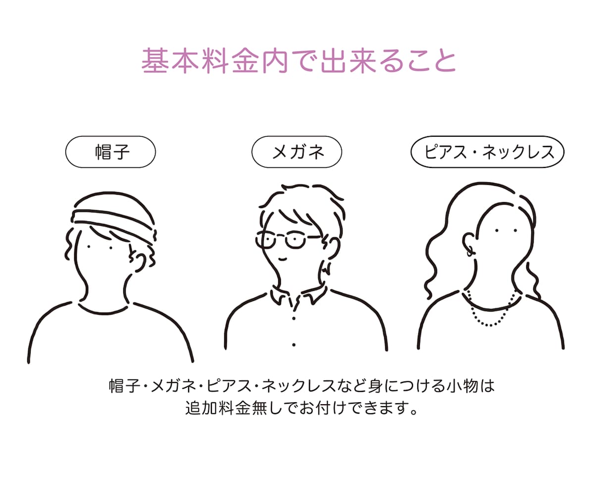 雰囲気伝わるシンプルポップなアイコン作ります SNSなどで写真を載せたくないけど雰囲気は伝えたい方に イメージ6