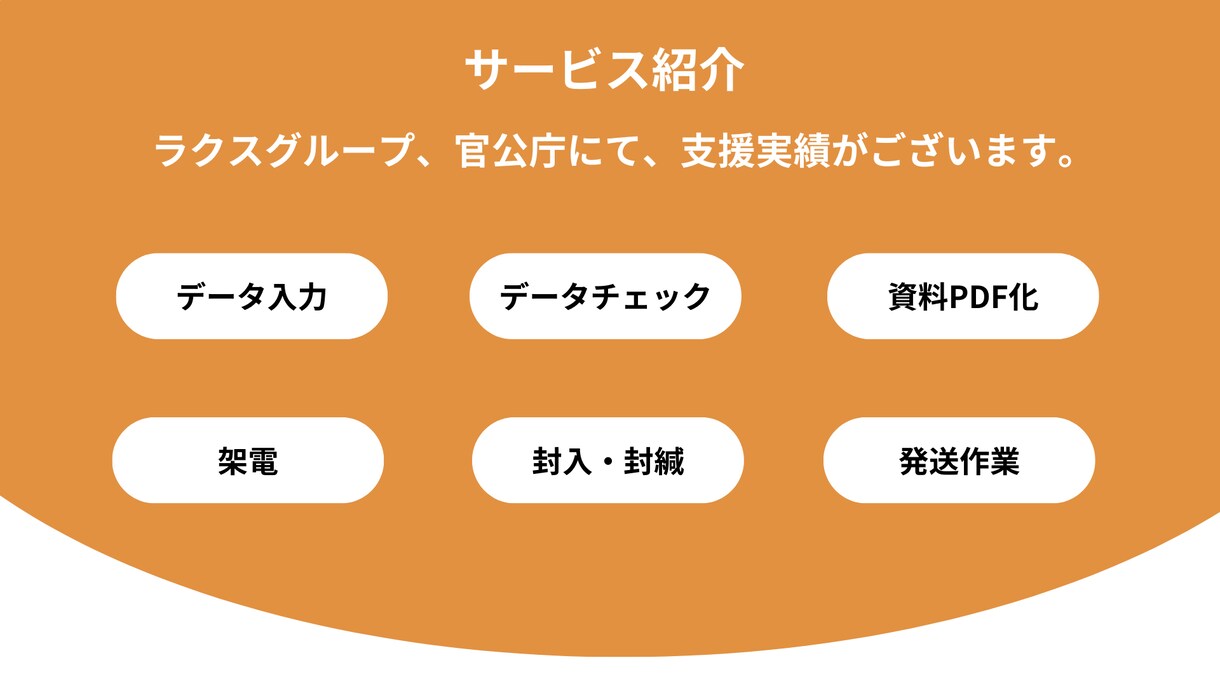 月50時間　本業に専念できる環境をご提供します ラクスグループの実績多数！業務効率化、アウトソーシング イメージ4