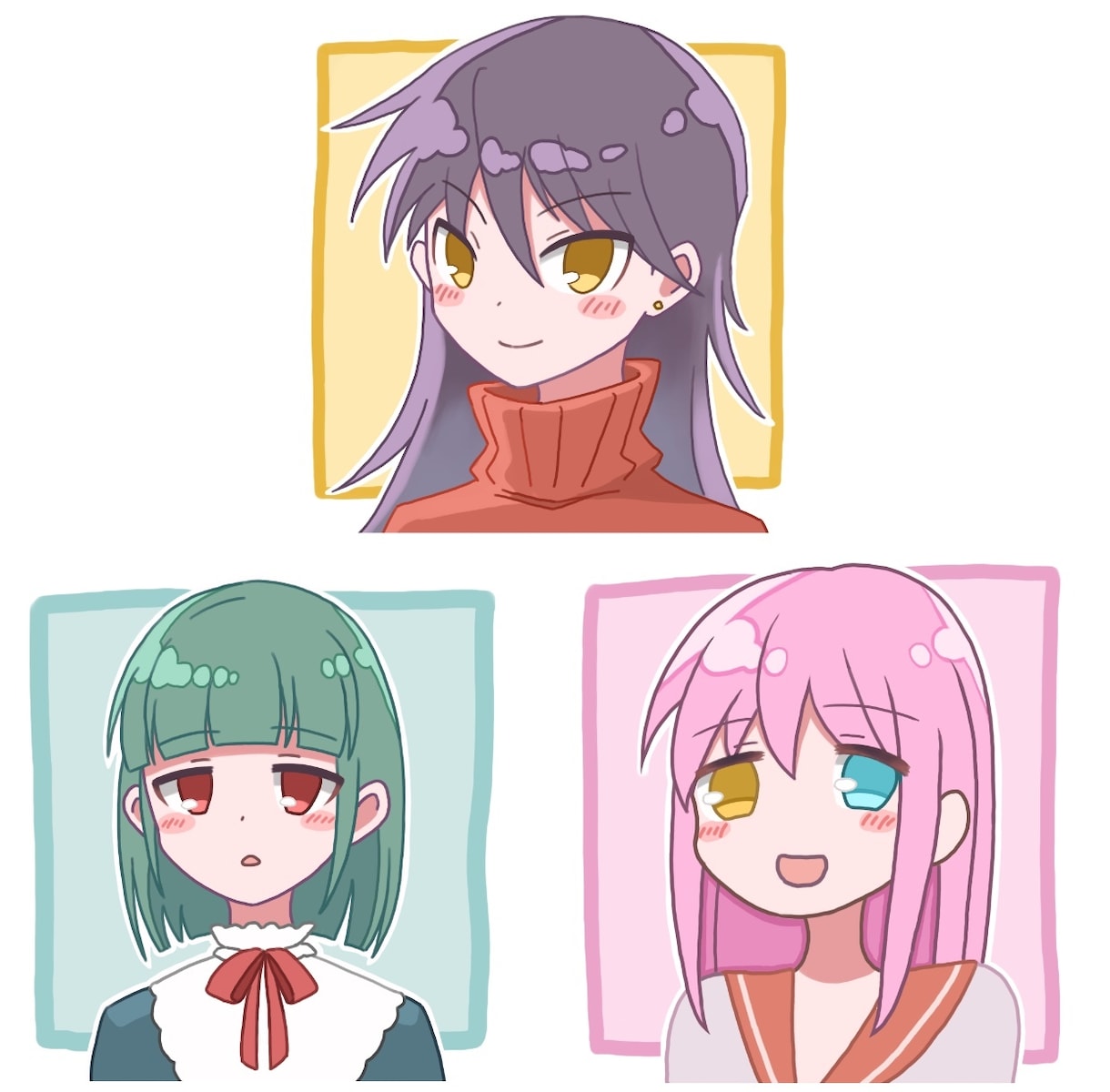 かわいいデフォルメキャラクターアイコン描きます ココナラ、Twitter、YouTubeなどSNSアイコンに イメージ1