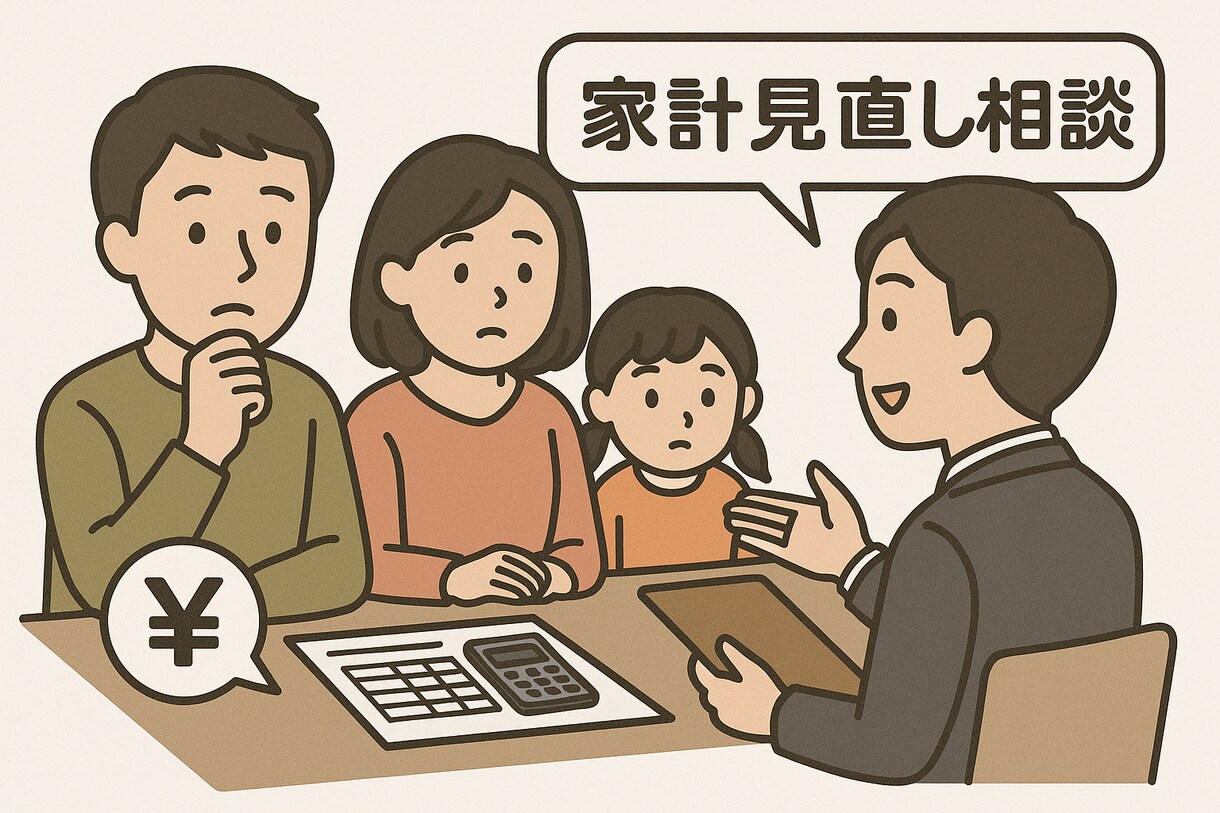 夫婦・子育て家庭の家計見直し相談受けます 家計が不安な方へ。初心者向け相談 イメージ1