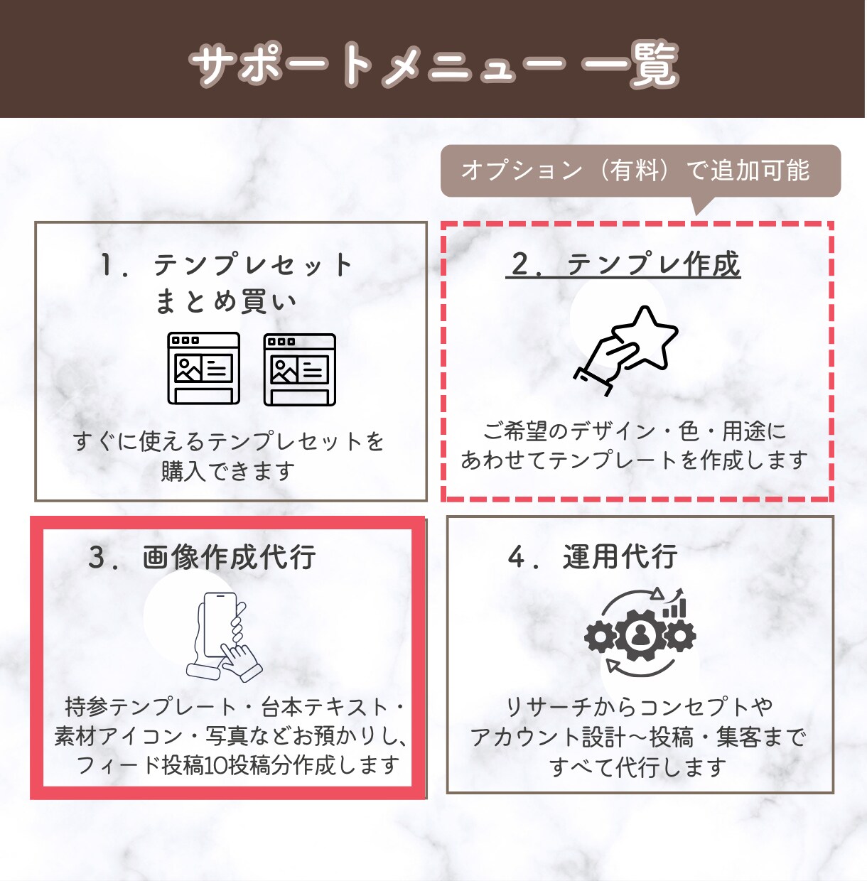 インスタ投稿作成代行｜あなたの10投稿分作ります 初回限定価格！フィード／画像制作／Canva／集客アップ イメージ6