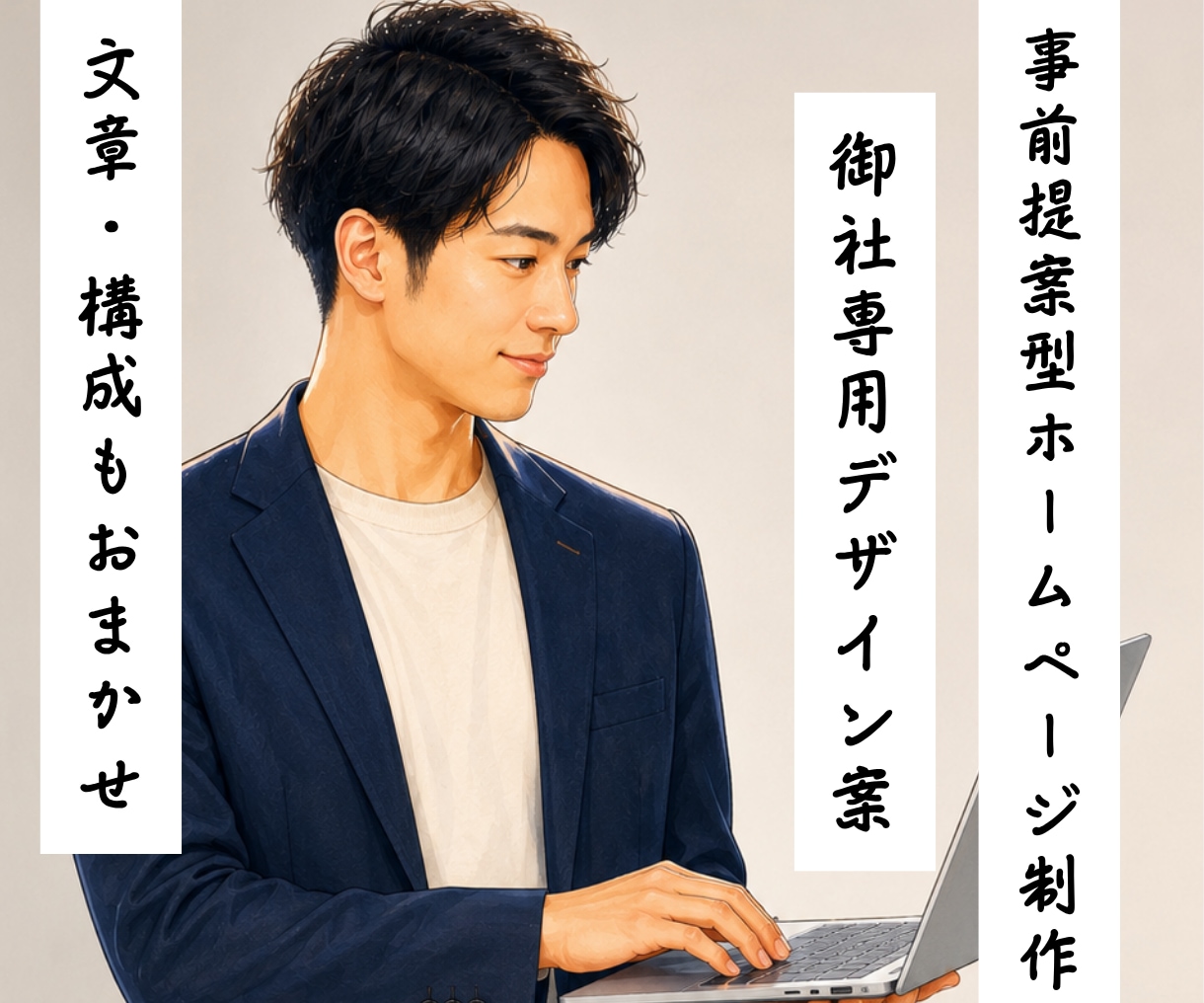 歴10年｜ホームページをワードプレスで作成します 専用デザイン案を事前確認・構成から文章作成までまとめて対応 イメージ1