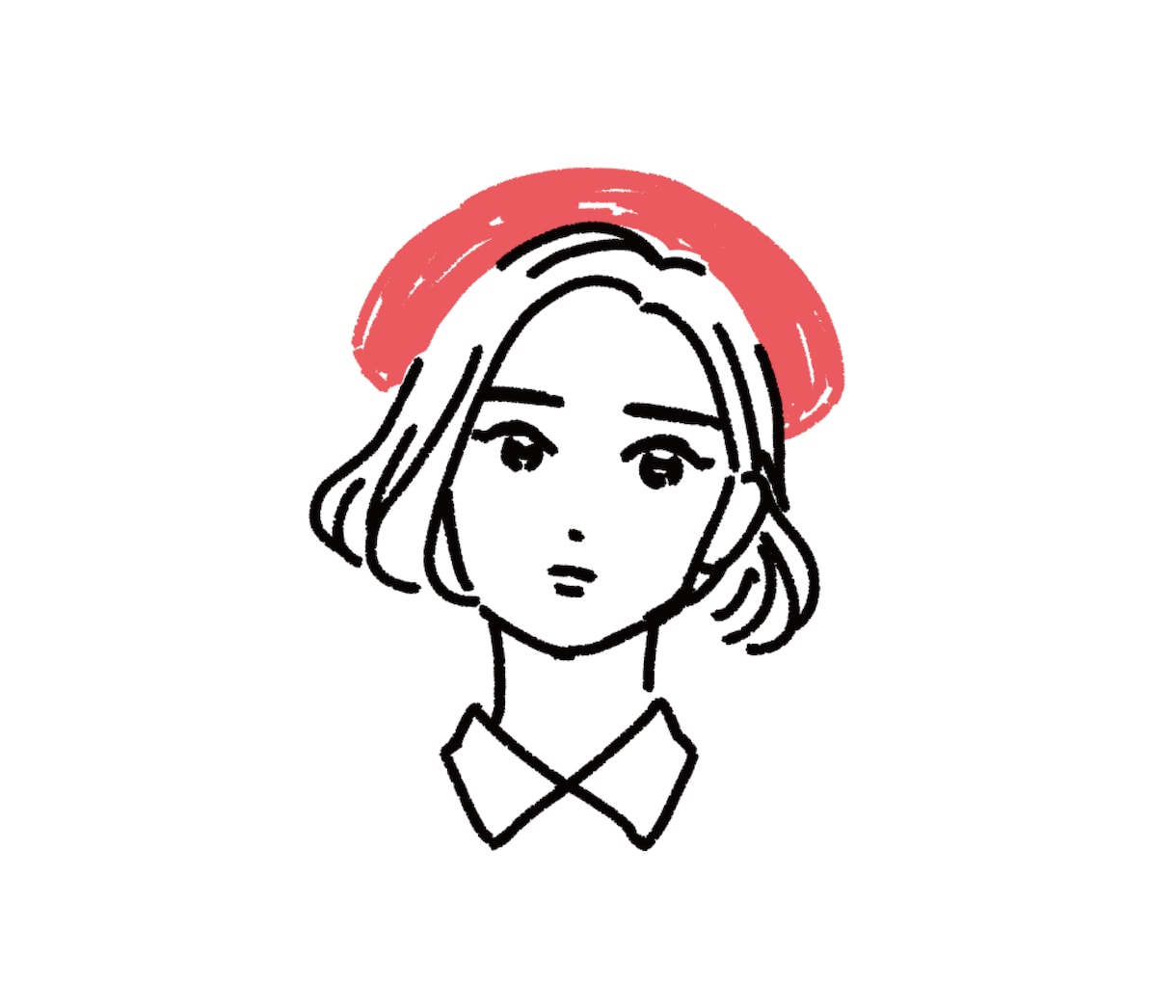 シンプルイラスト☺︎ラフな手描きアイコンつくります 人物以外もOK！オリジナルSNS用アイコン作りませんか イメージ2
