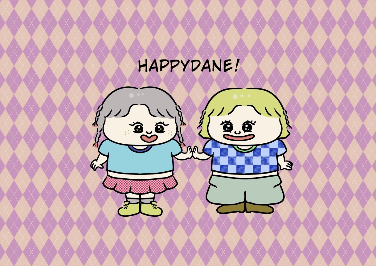 ゆるく温かいタッチでカップルや家族イラスト描きます シンプルだけどワクワクPOPが止まらないっ！ イメージ5
