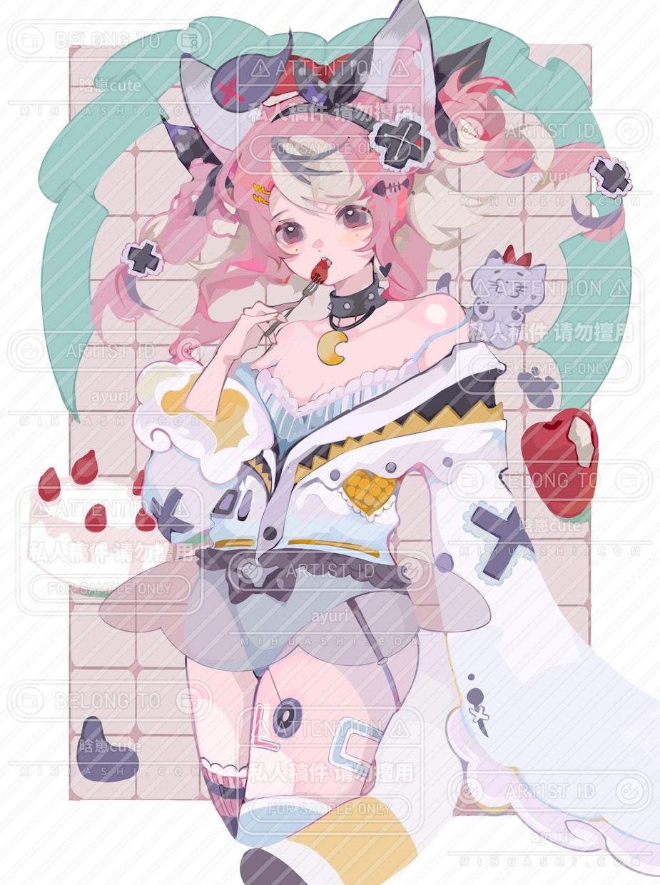 超可愛い女の子のイラストを描きます 明るくてカラフルな色使いが得意です。）））） イメージ5