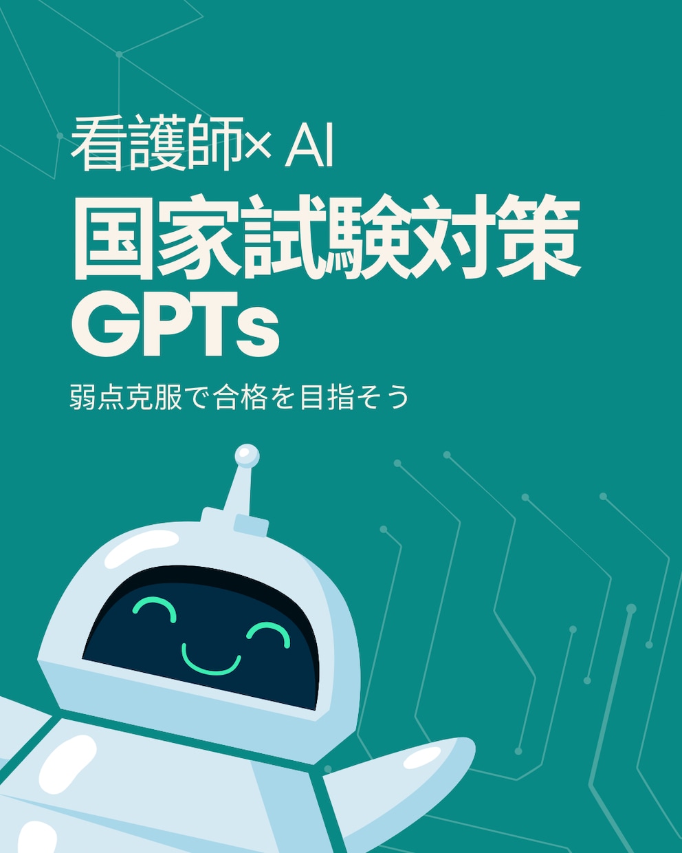 看護師国家試験対策の AI作成します 国試対策のための効率的な学習ができるAI作成します イメージ1