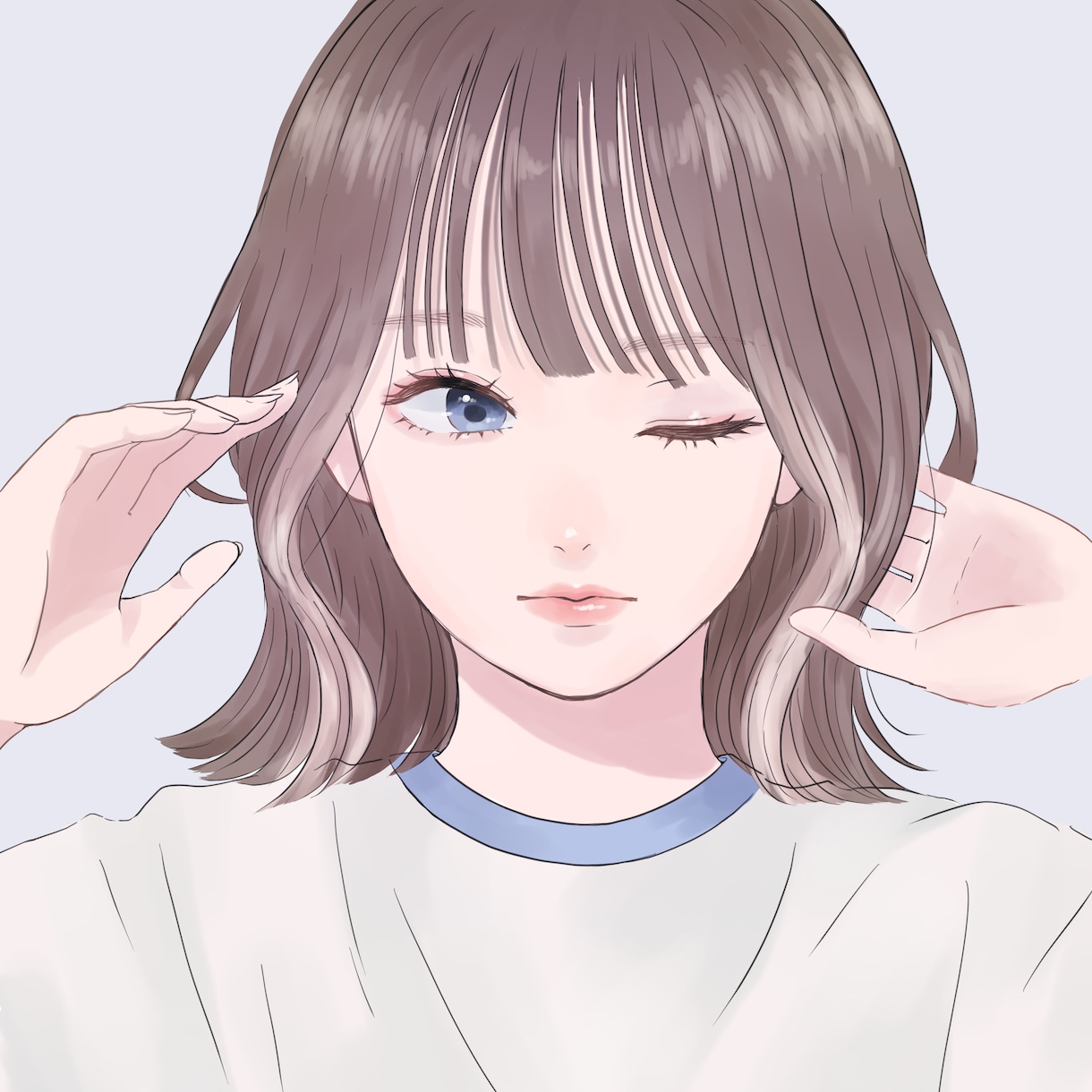 かわいいイラスト作成致します アイコン・ヘッダー・サムネイル等女の子を可愛くお描きします！ イメージ7