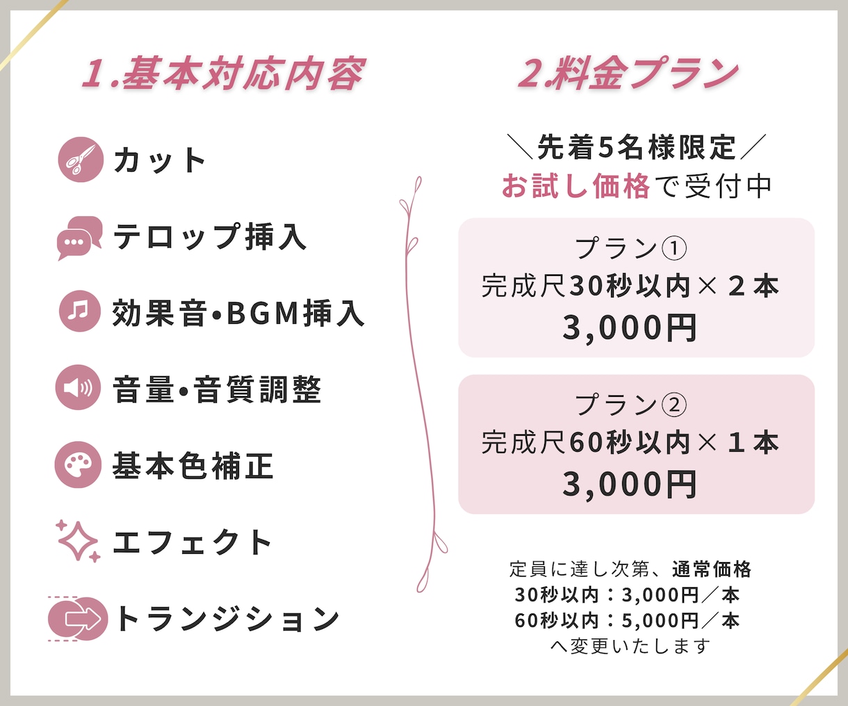 Instagramリールを丁寧に編集します 初めてでも安心！サロン・トークなど女性向けSNSに♪ イメージ3