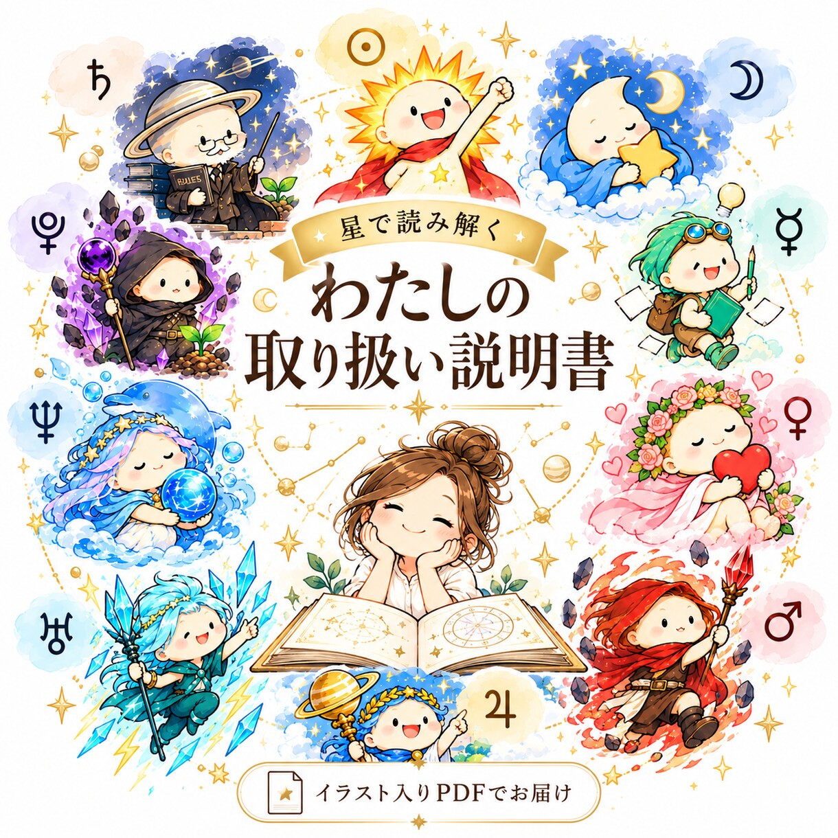 星から本来の自分を読み解きます 自分らしさを知る私の取り扱い説明書 イメージ1